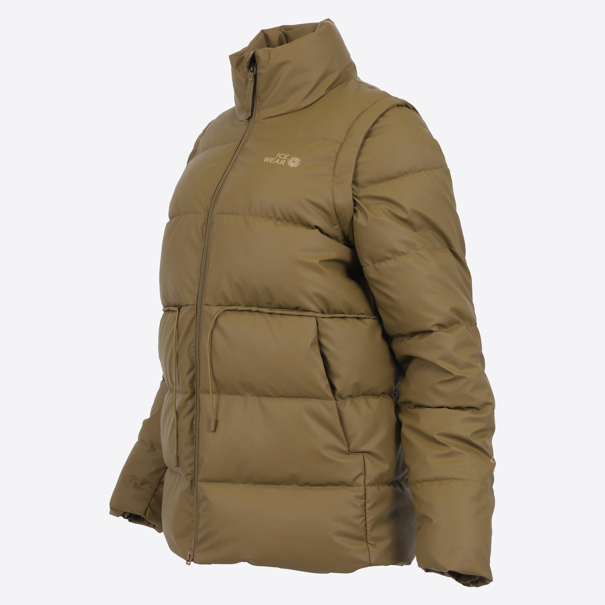 Kötlujökull women´s coat padded with Icelandic wool