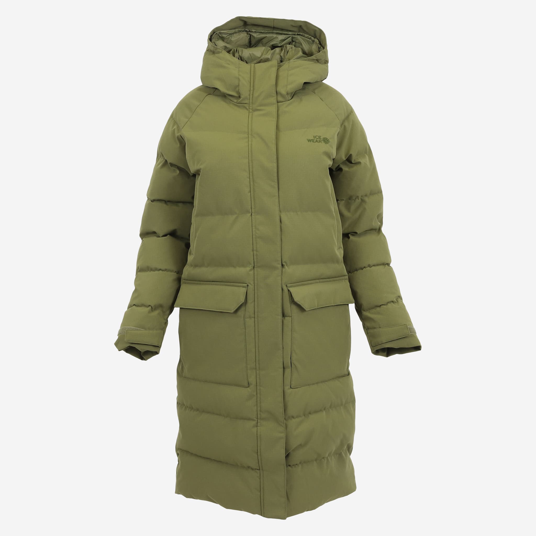 Fönn women´s long winter jacket padded with wool