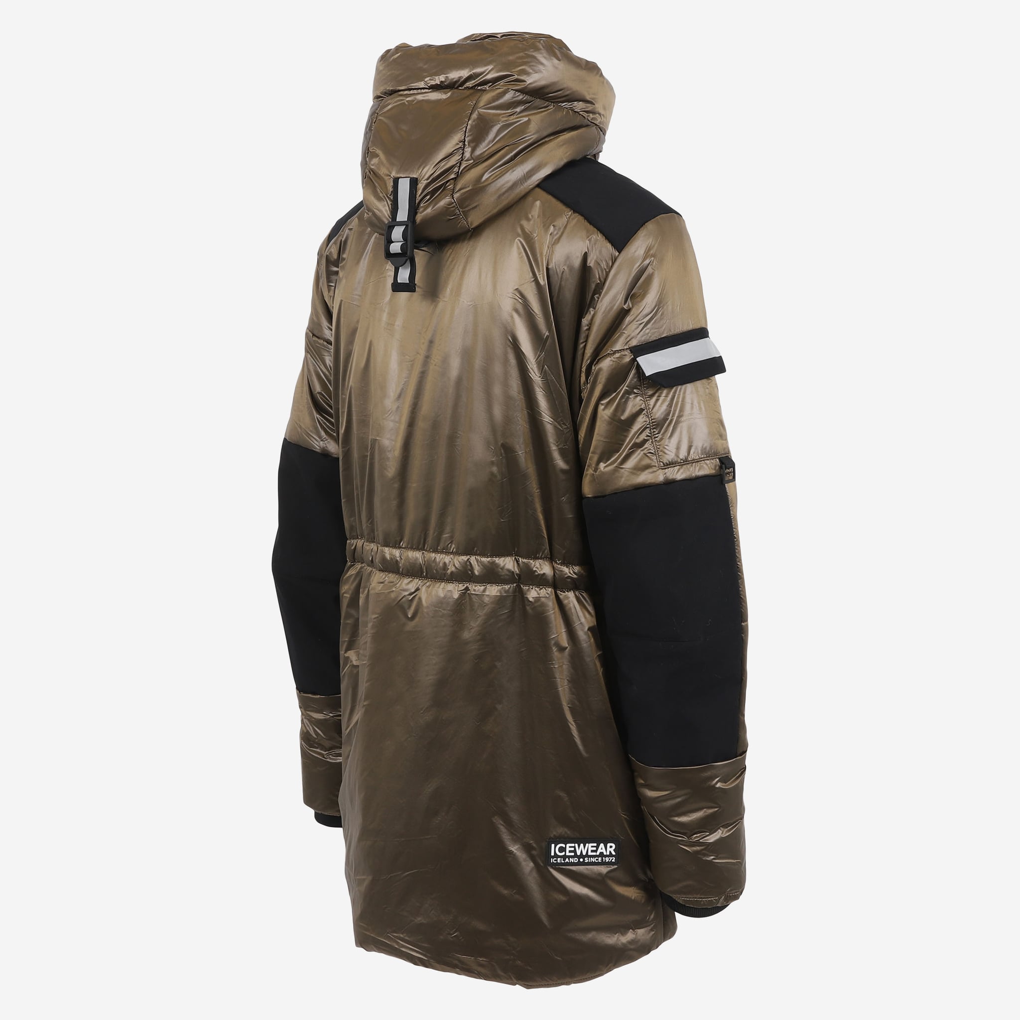 Hofsjökull Wattierter Winterparka aus isländischer Wolle 