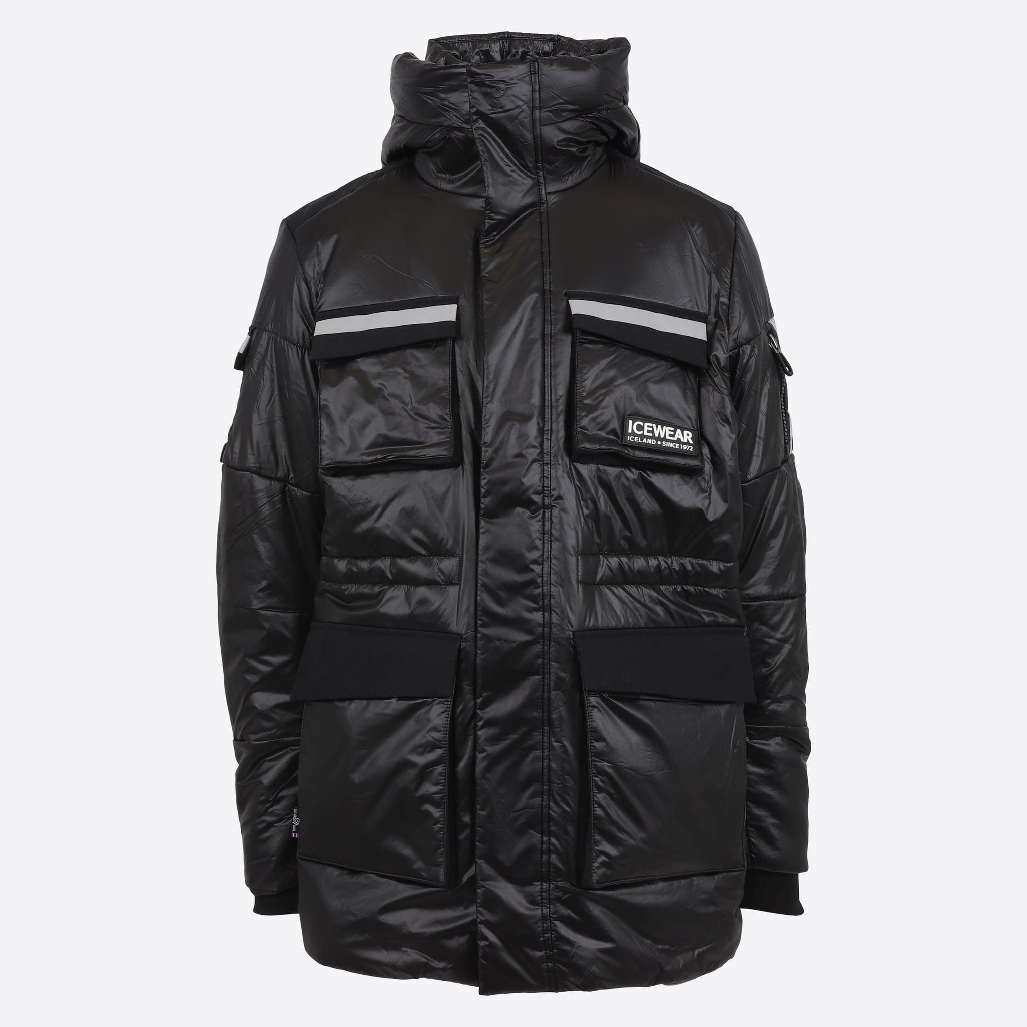Hofsjökull Wattierter Winterparka aus isländischer Wolle 