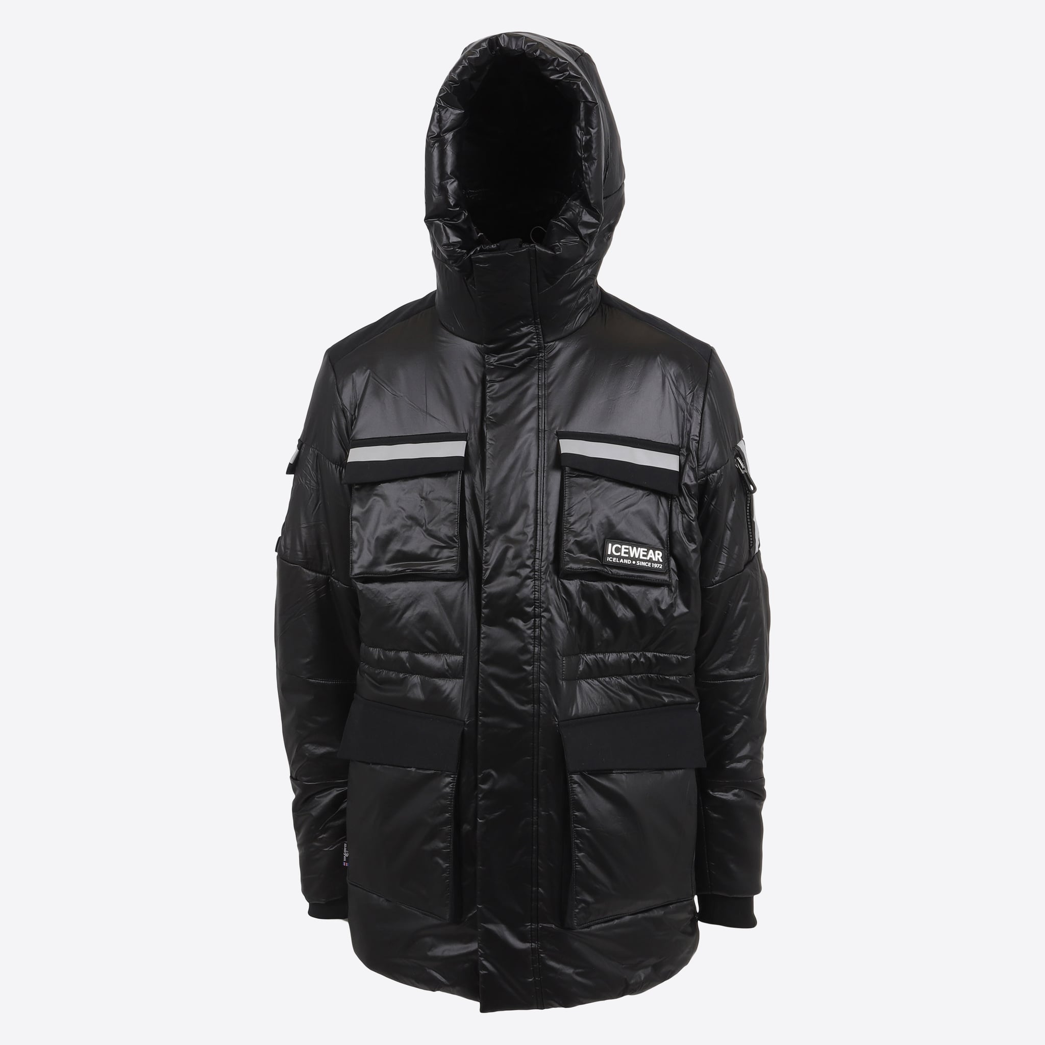 Hofsjökull Wattierter Winterparka aus isländischer Wolle 