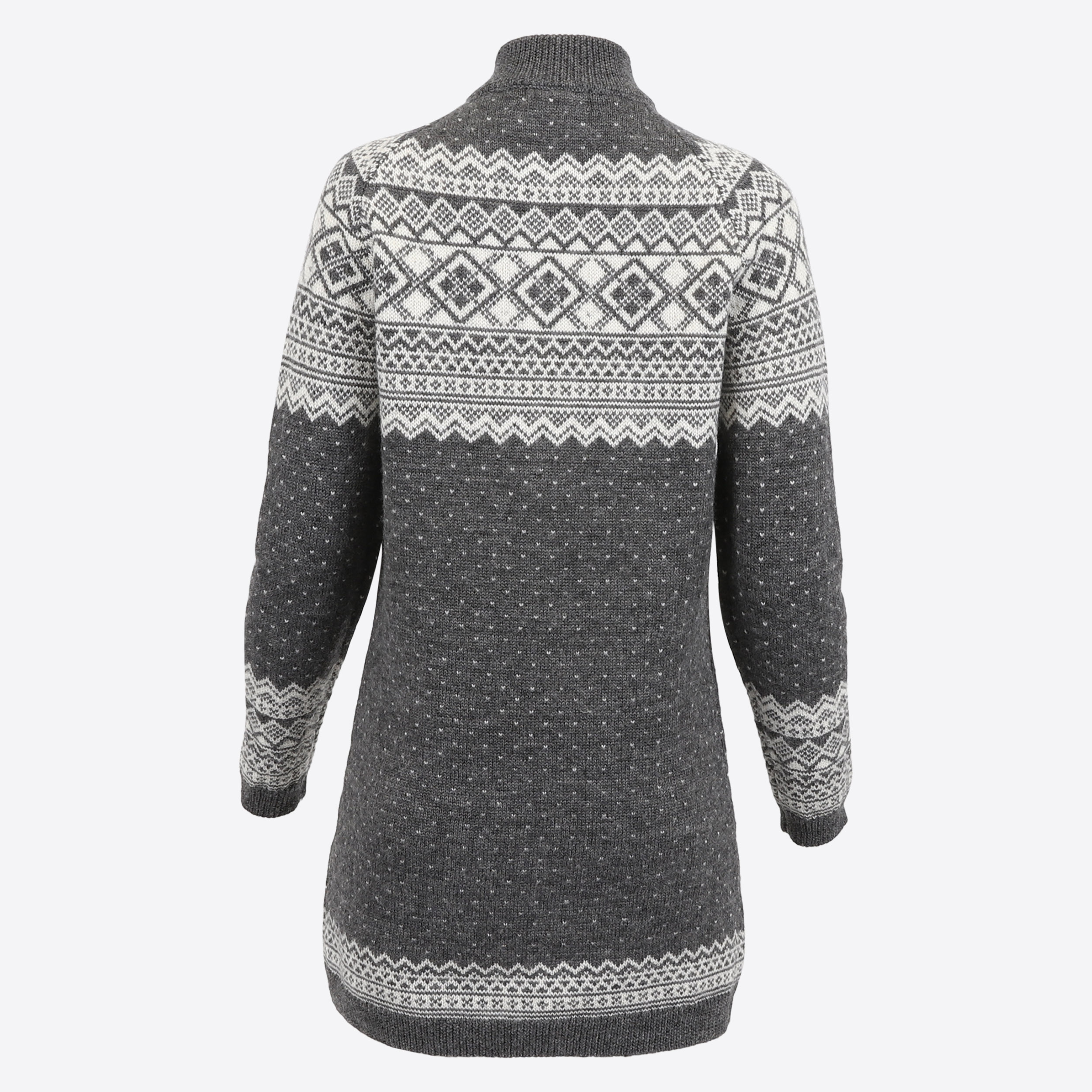 Alexandra half-zipped merino long sweater