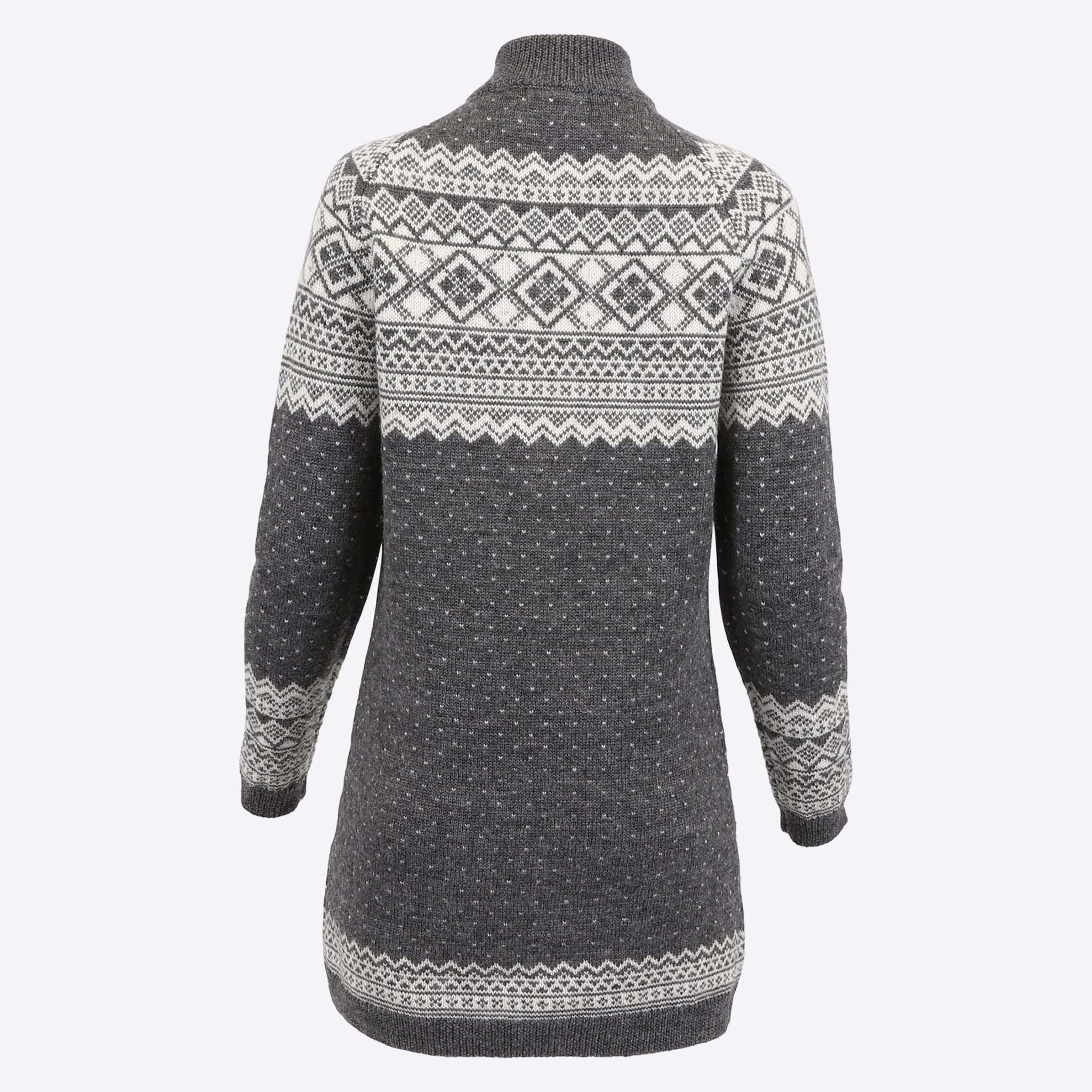 Alexandra half-zipped merino long sweater