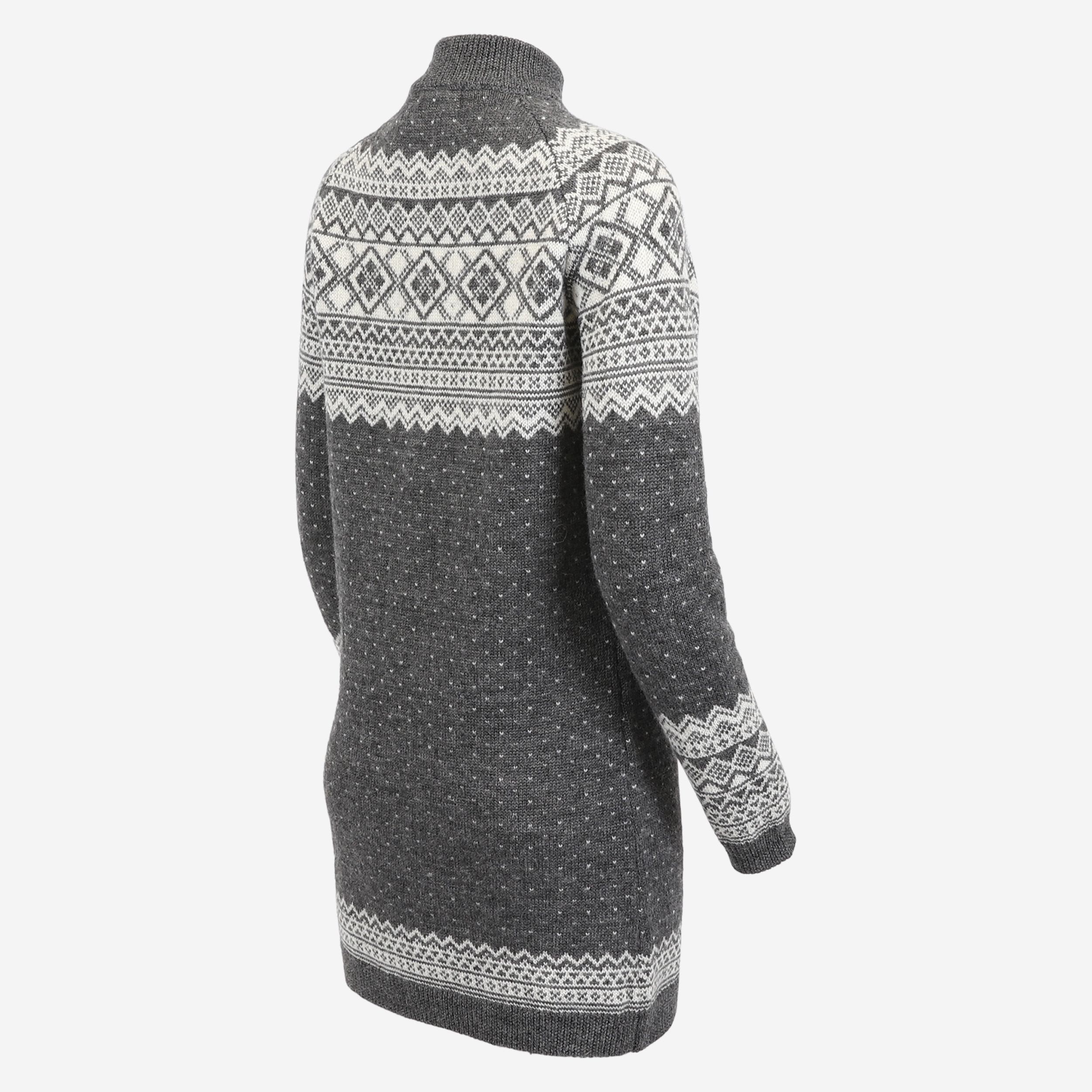 Alexandra half-zipped merino long sweater