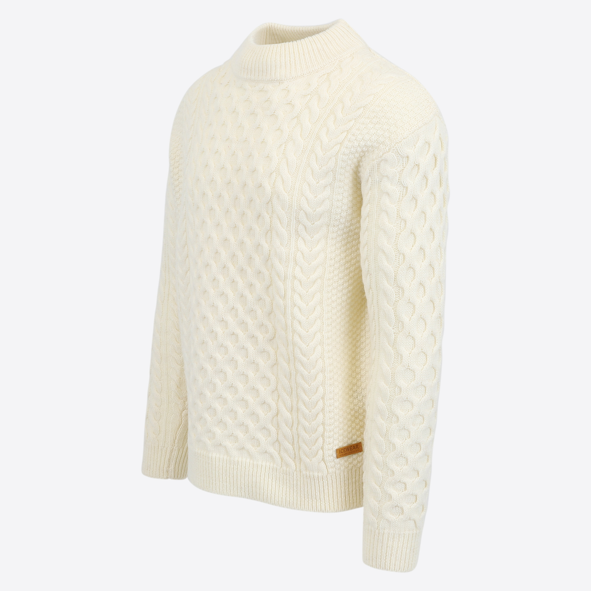 Hallgeir wool cable knit sweater