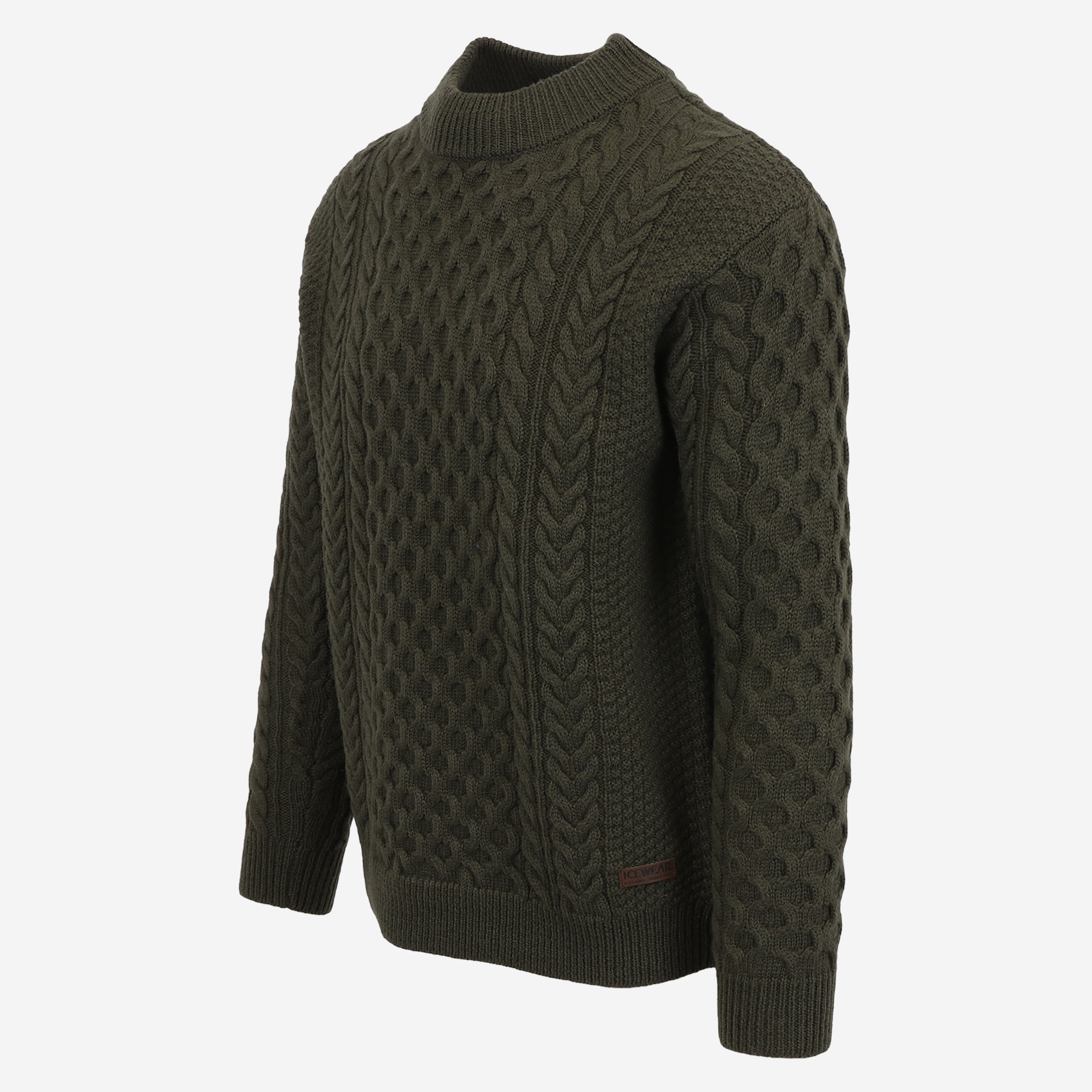 Hallgeir wool cable knit sweater