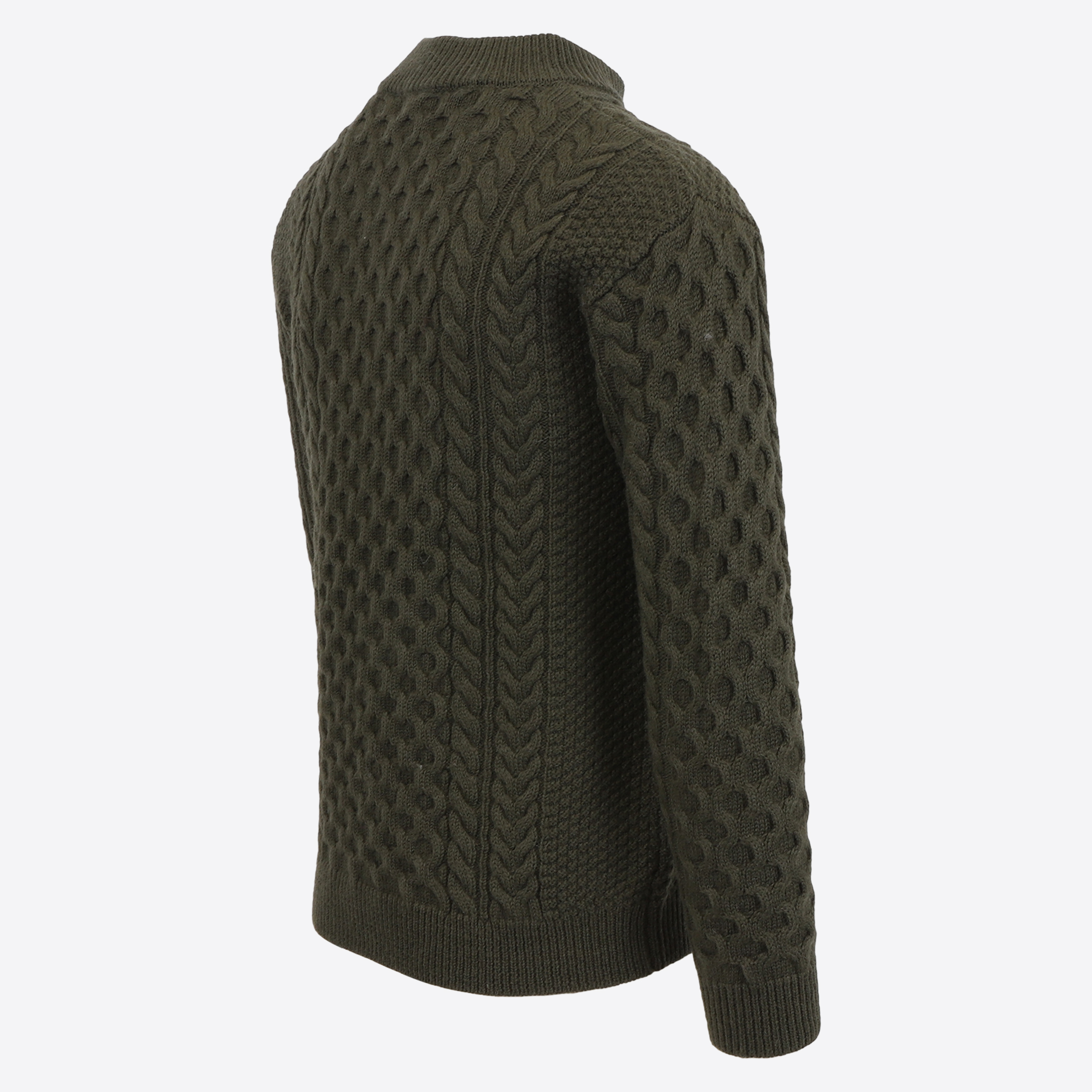 Hallgeir wool cable knit sweater