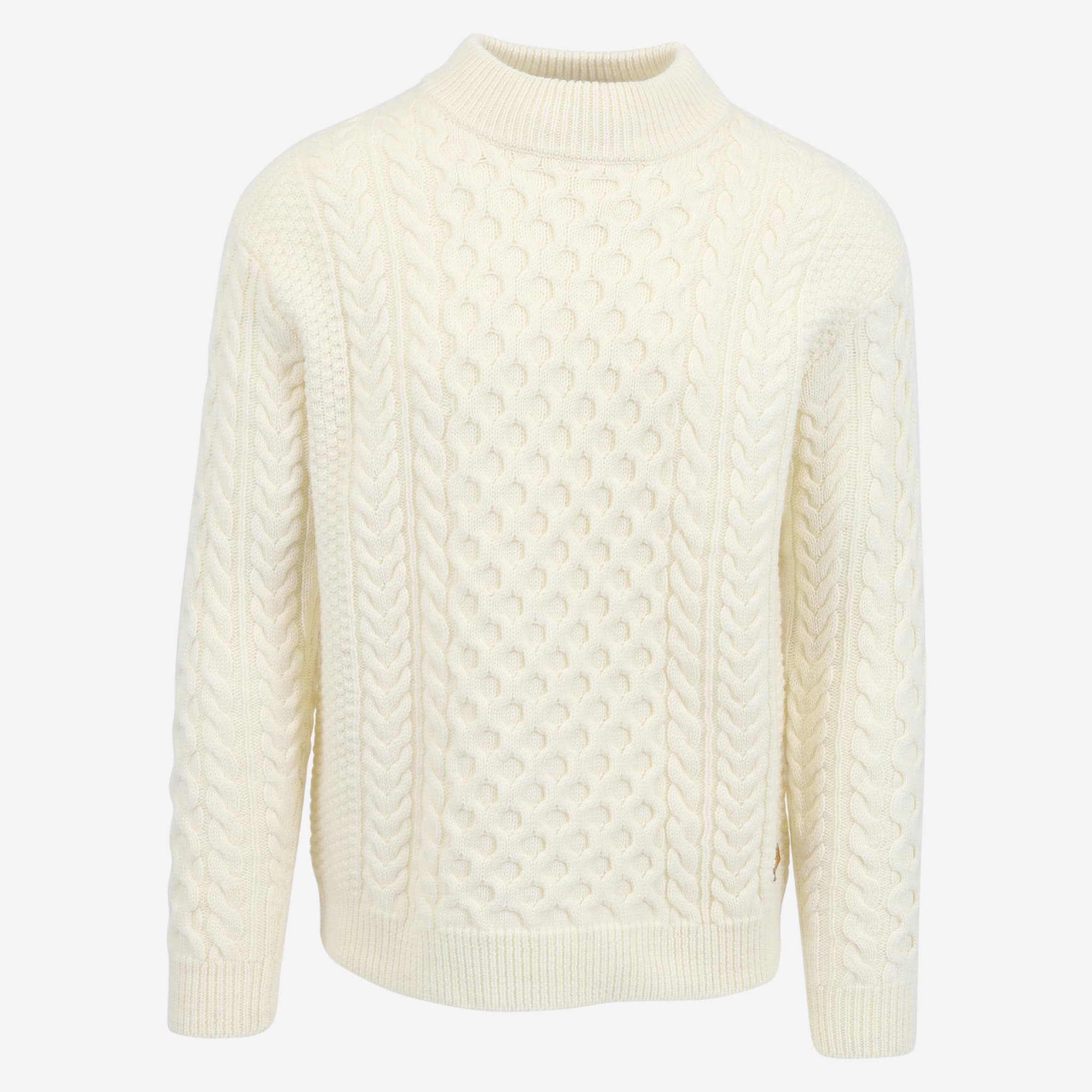 Hallgeir men´s wool cable knit sweater
