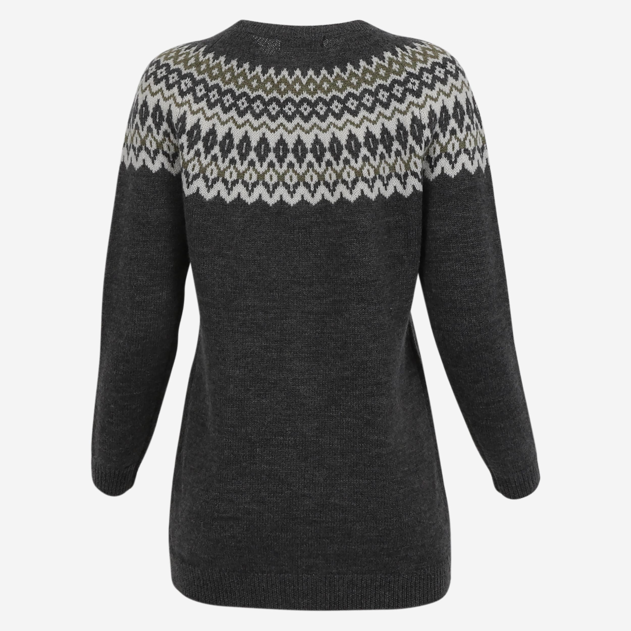 Ásthildur buttoned merino long sweater