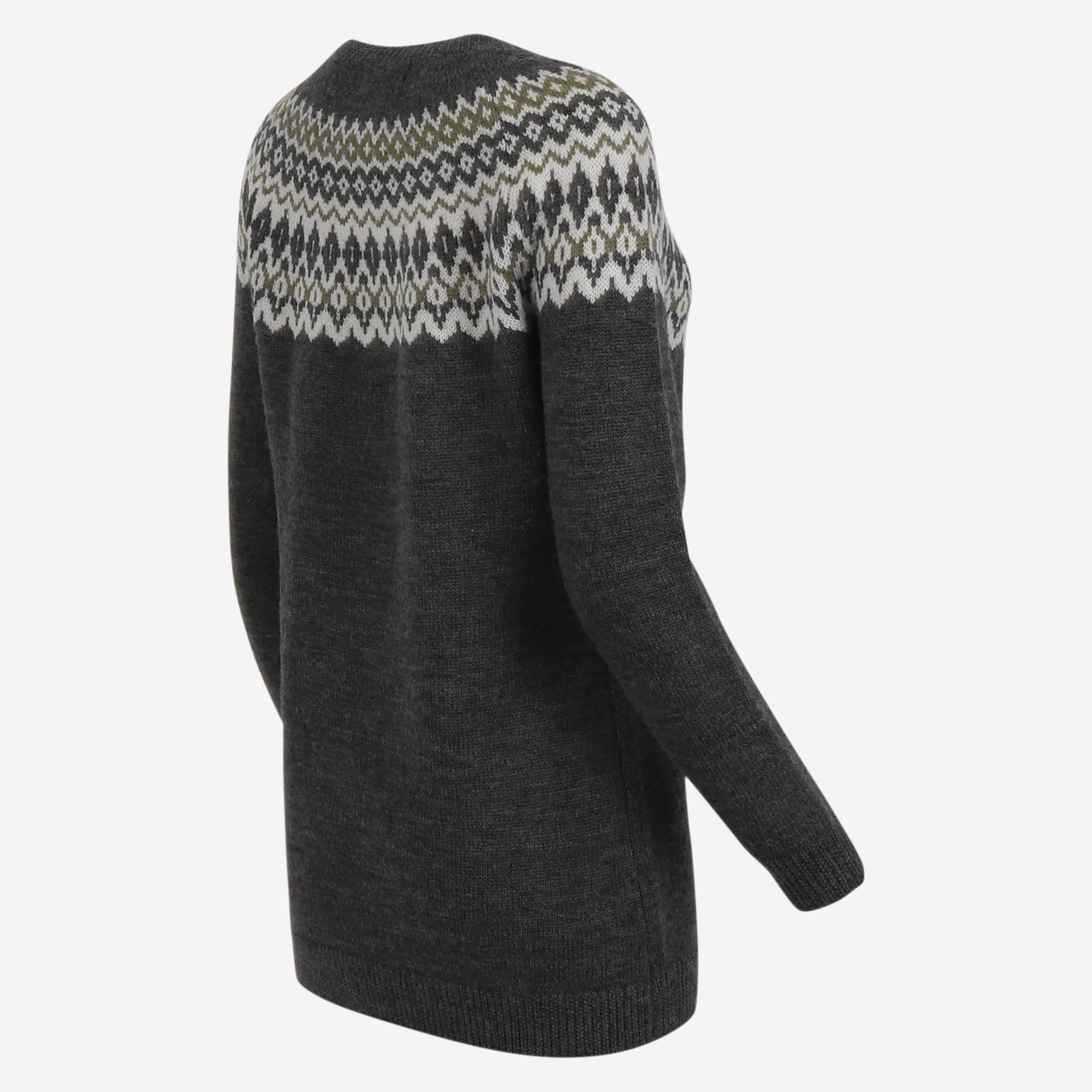Ásthildur buttoned merino long sweater