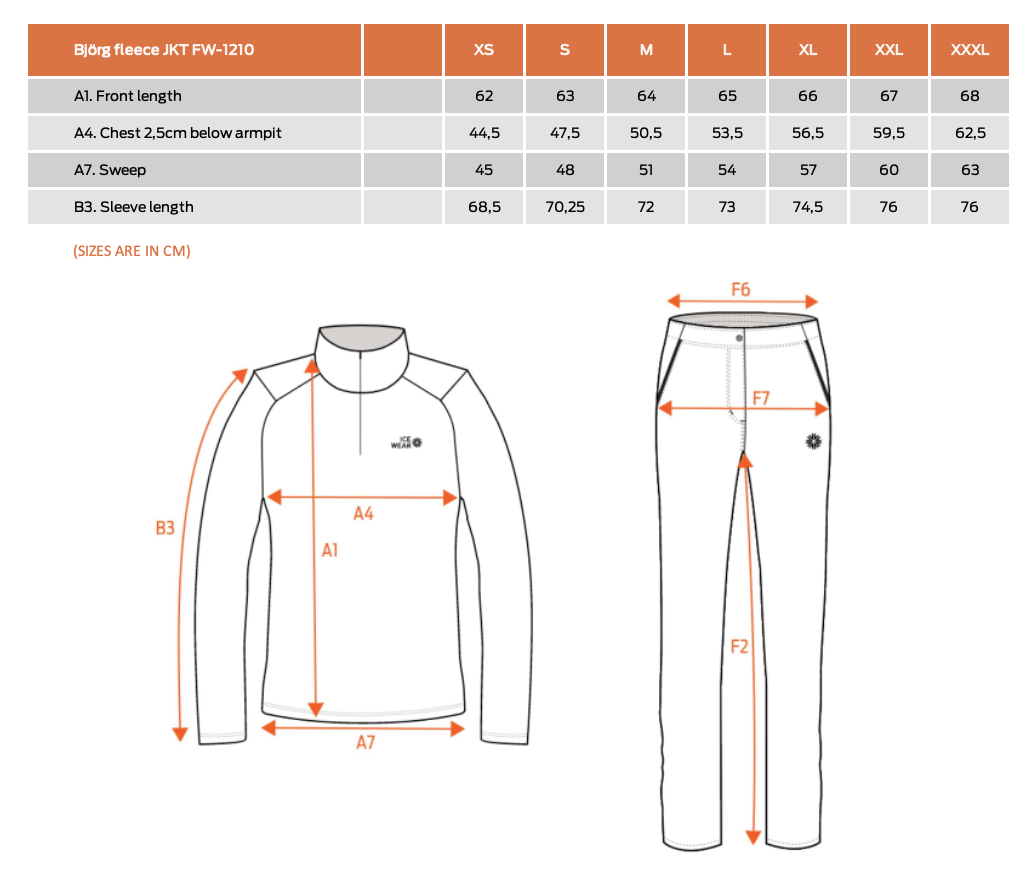 Björg women fleece jacket