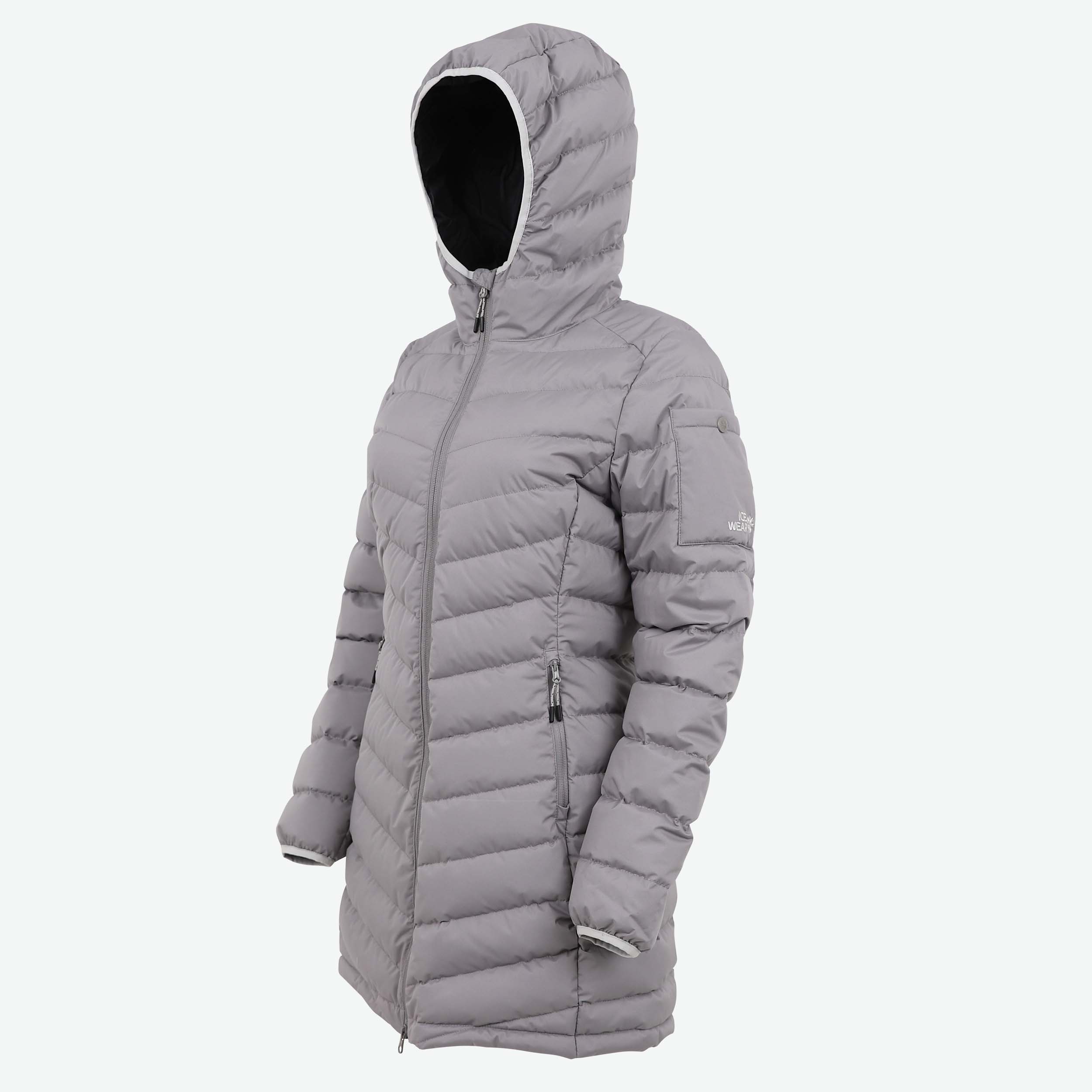 Brá warm hooded down coat