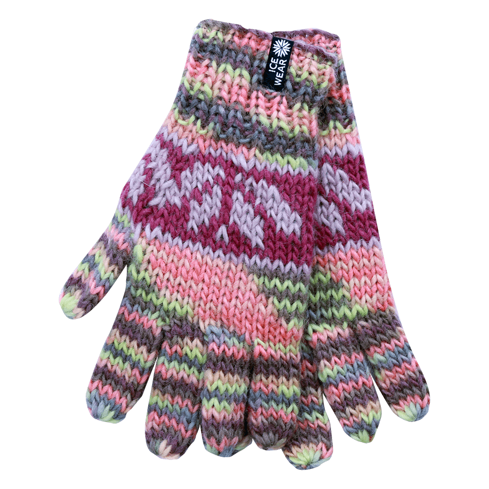 Daley hand knitted wool gloves