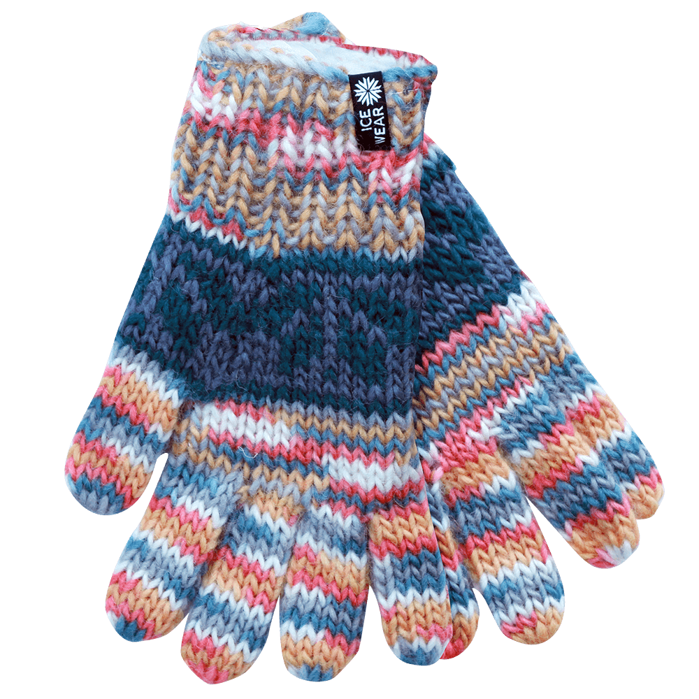 Daley hand knitted wool gloves