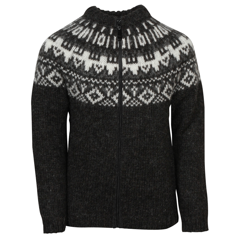 Elmar children´s wool sweater with zip
