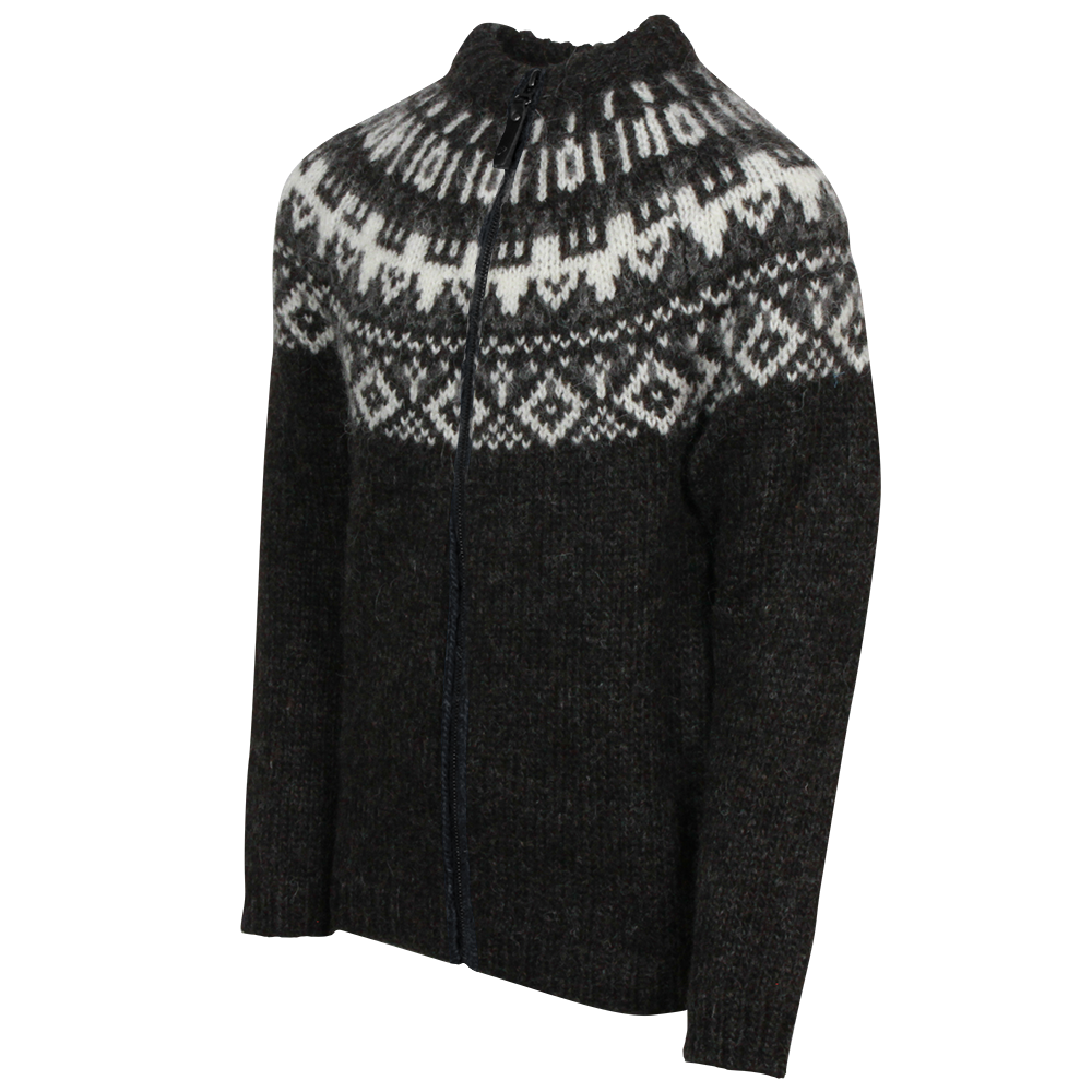Elmar children´s wool sweater with zip
