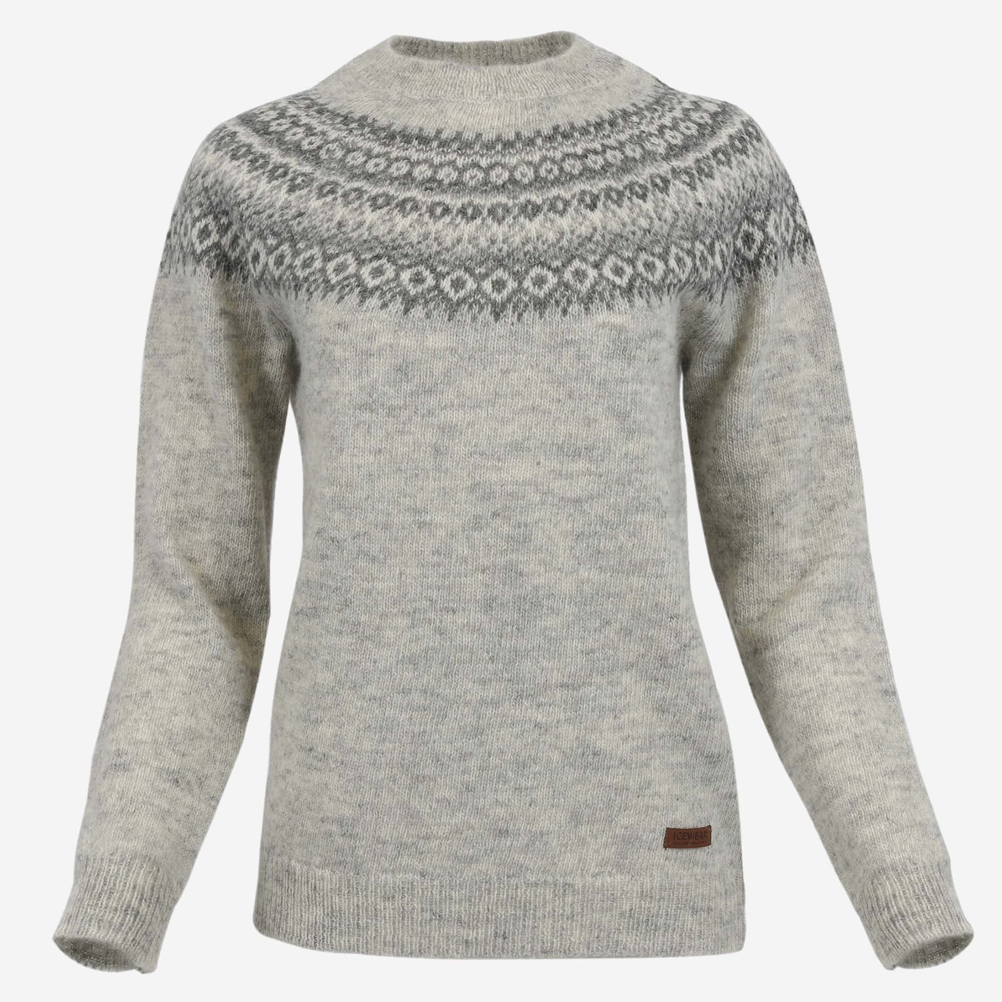 Fagradalsfjall women´s classic Icelandic wool sweater  