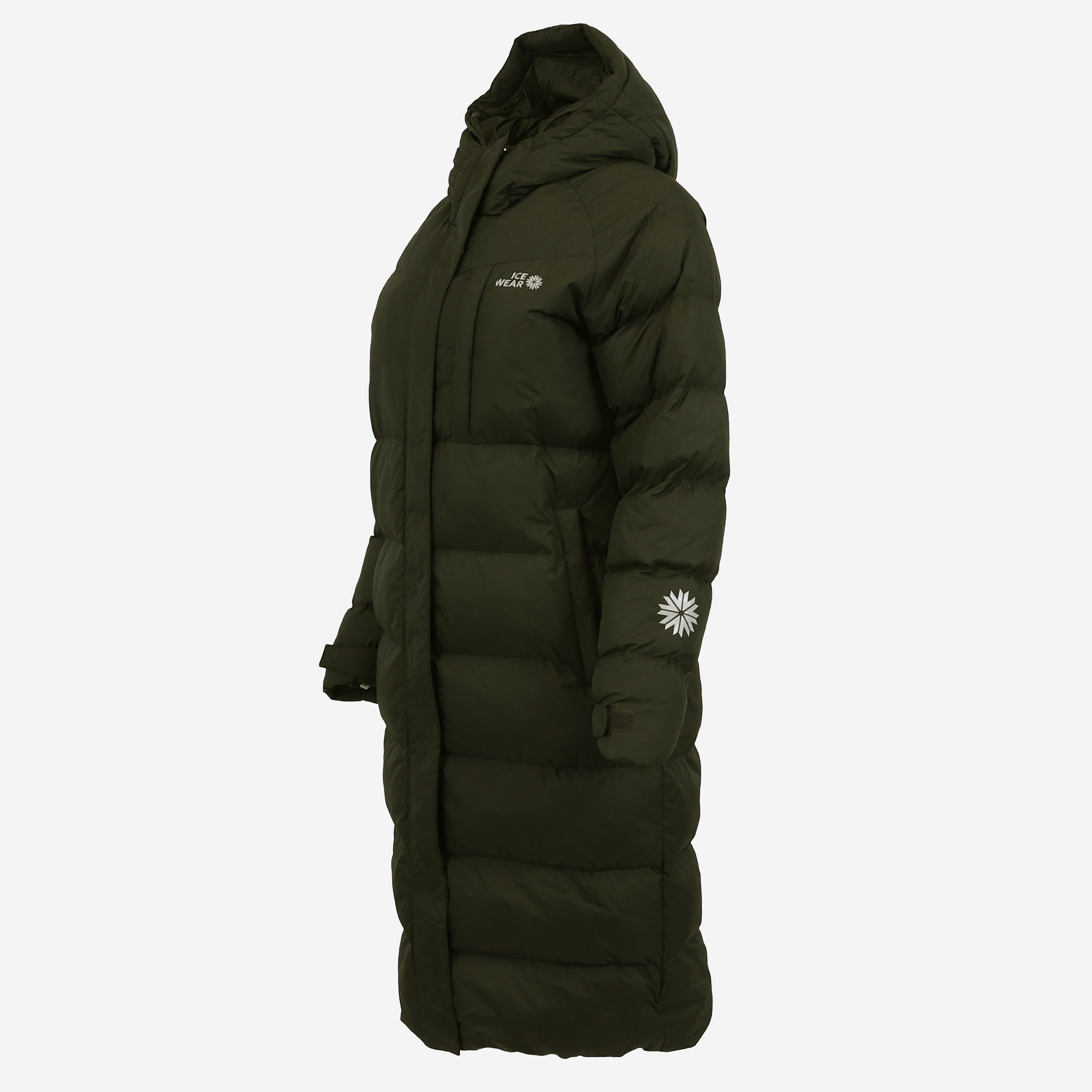 Fífa long down coat for Iceland