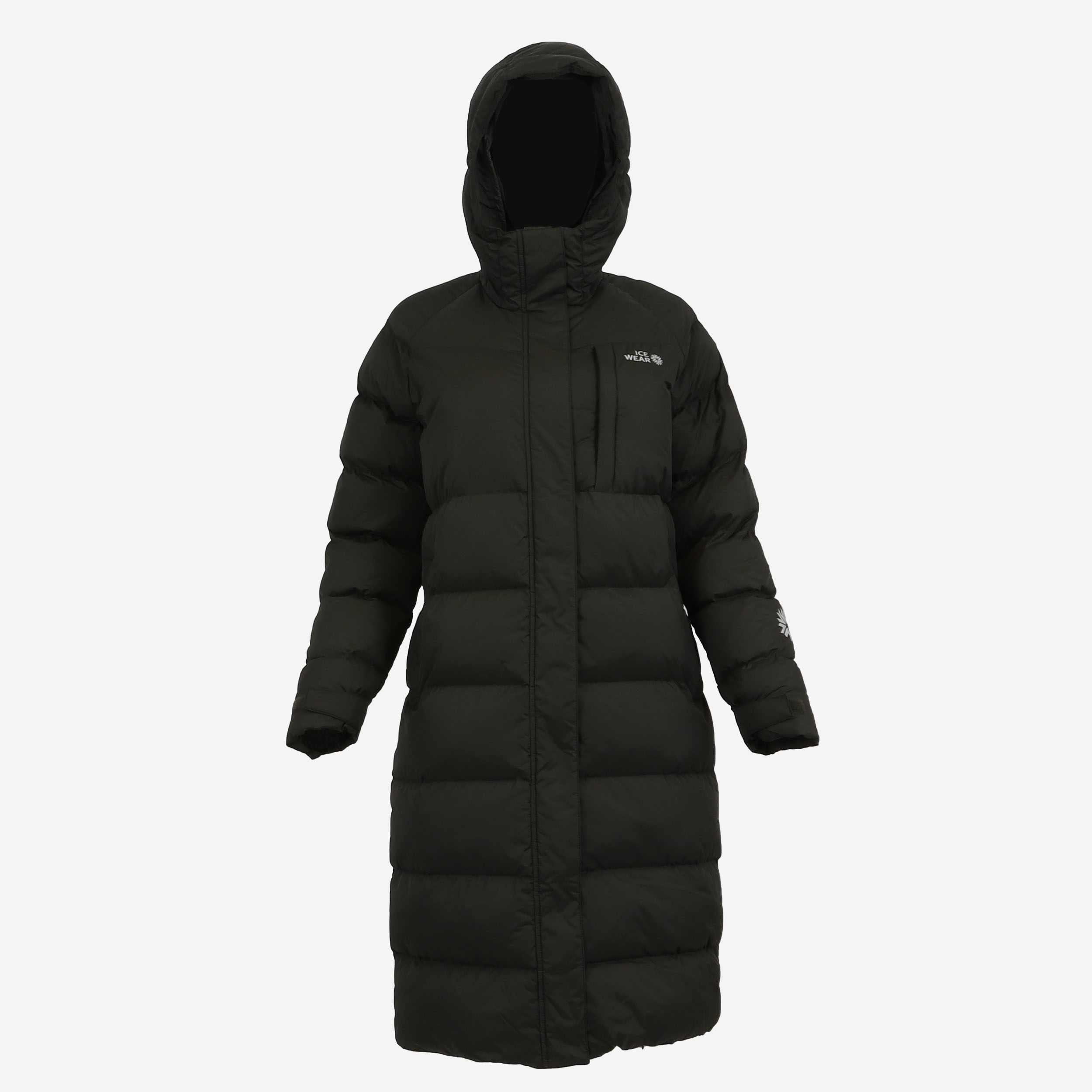 Fífa long down coat for Iceland