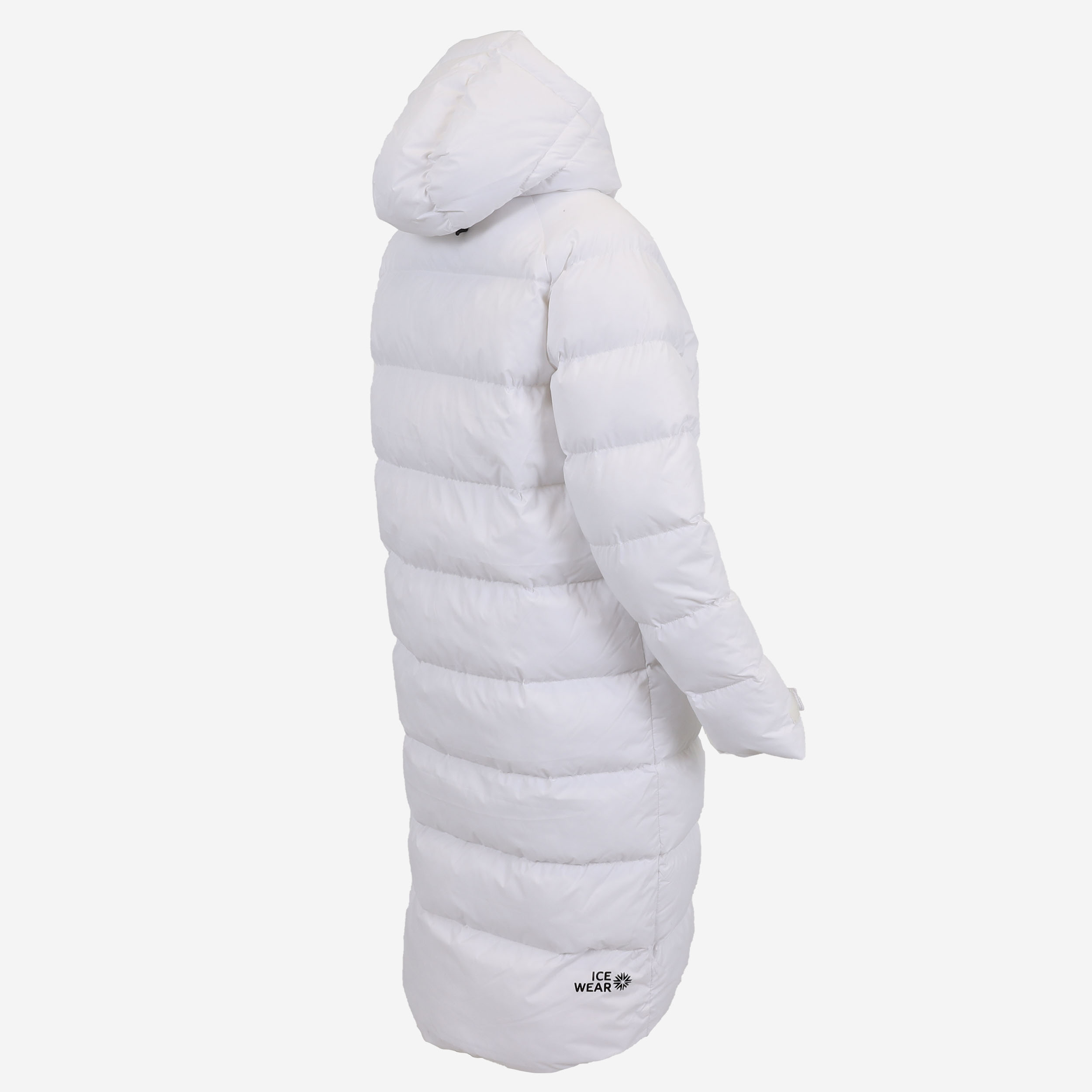 Fífa long down coat for Iceland