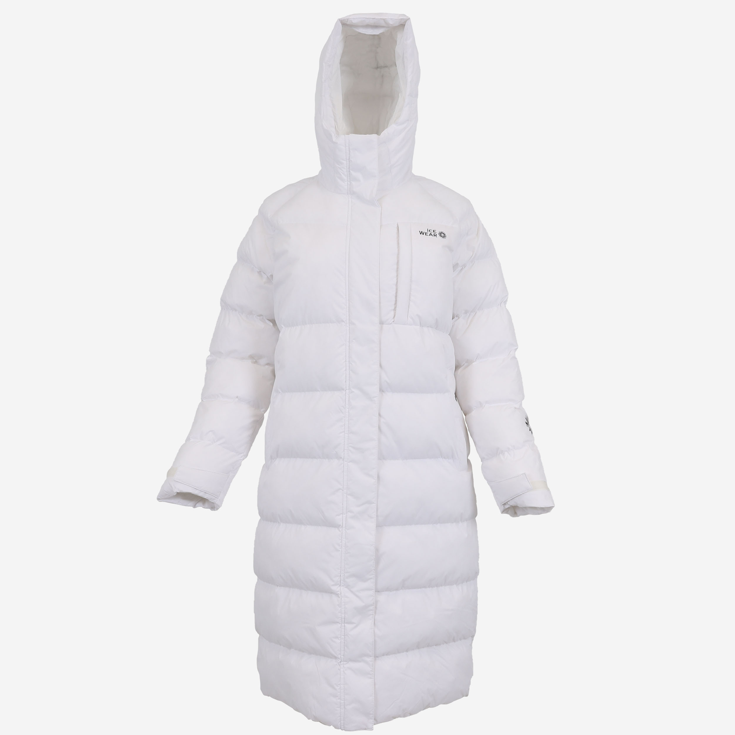 Fífa long down coat for Iceland