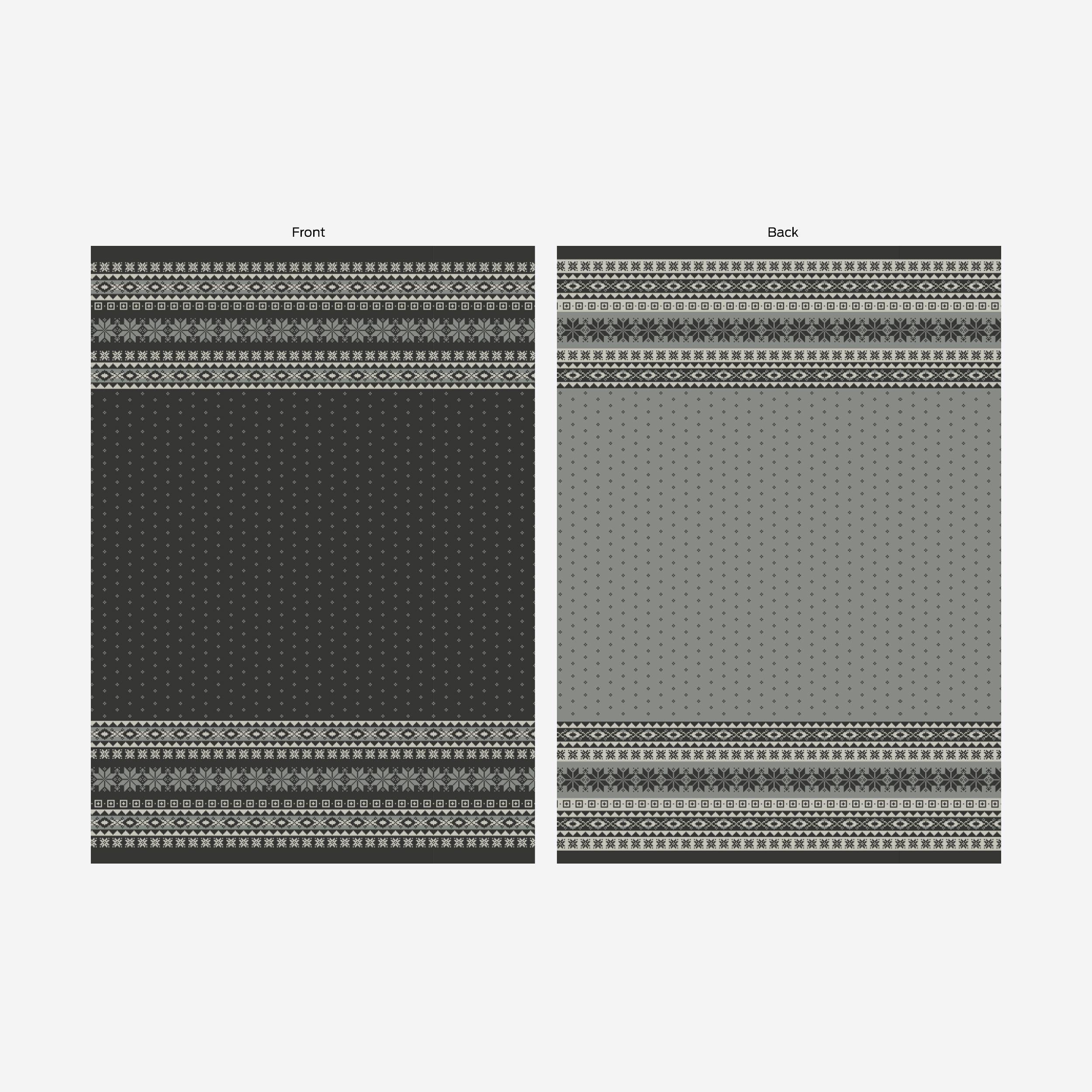 Frostrós Scandinavian design wool blanket 
