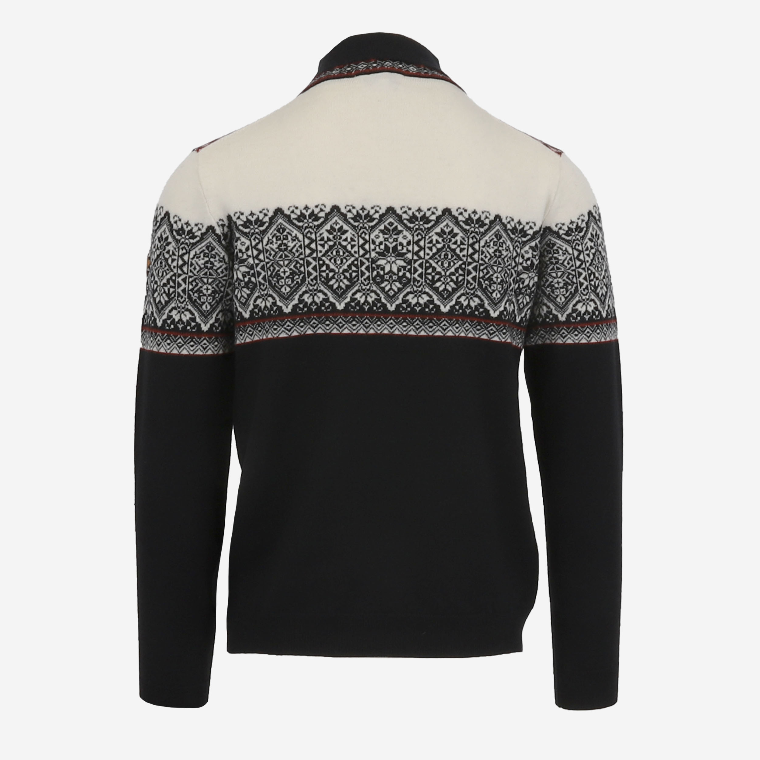 HAMAR hálfrennd merino peysa með norsku mynstri