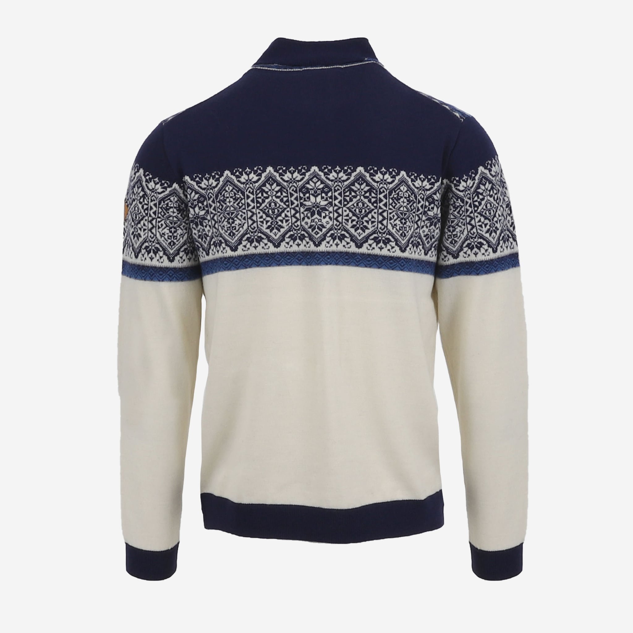 HAMAR hálfrennd merino peysa með norsku mynstri