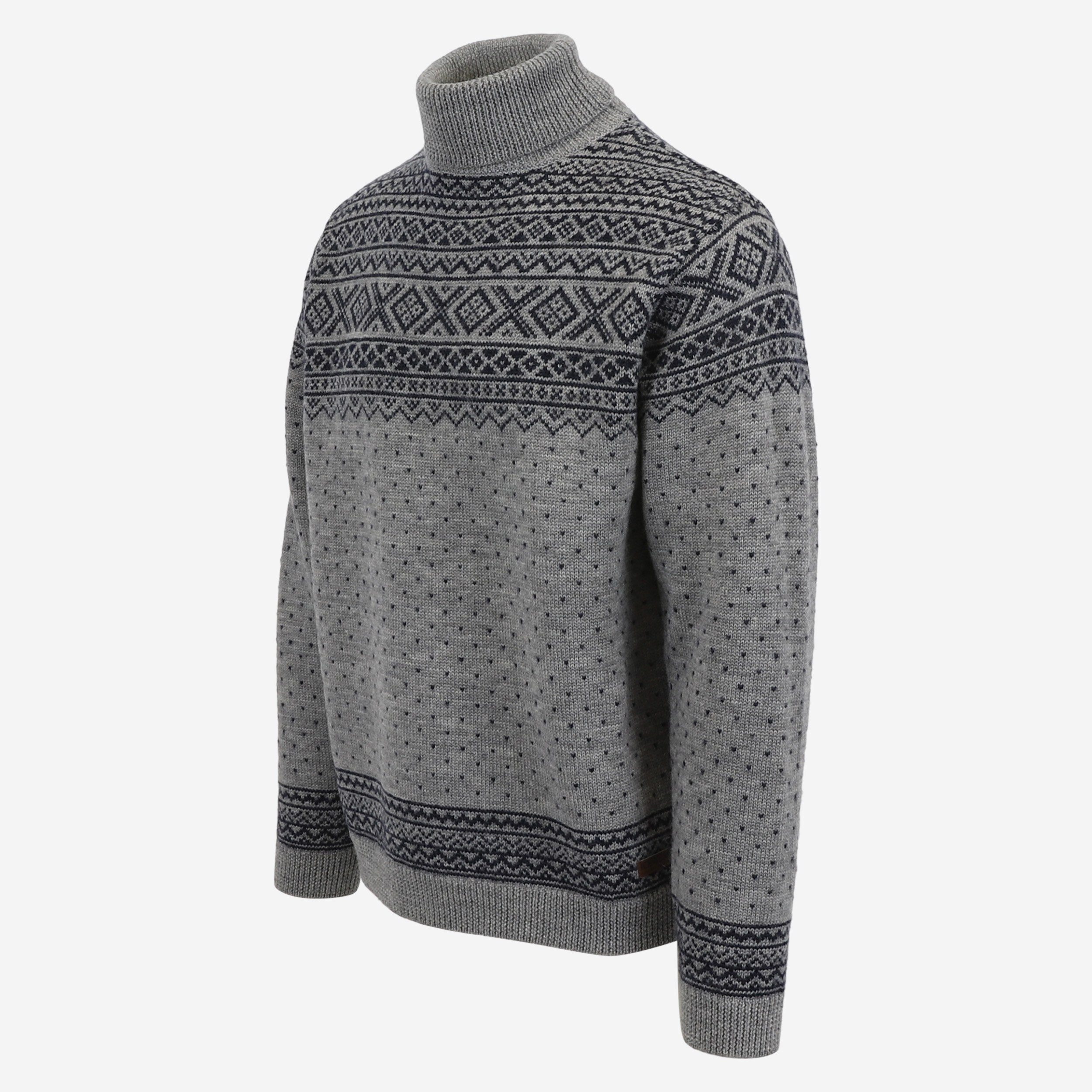 Hákon turtle neck merino Nordic sweater
