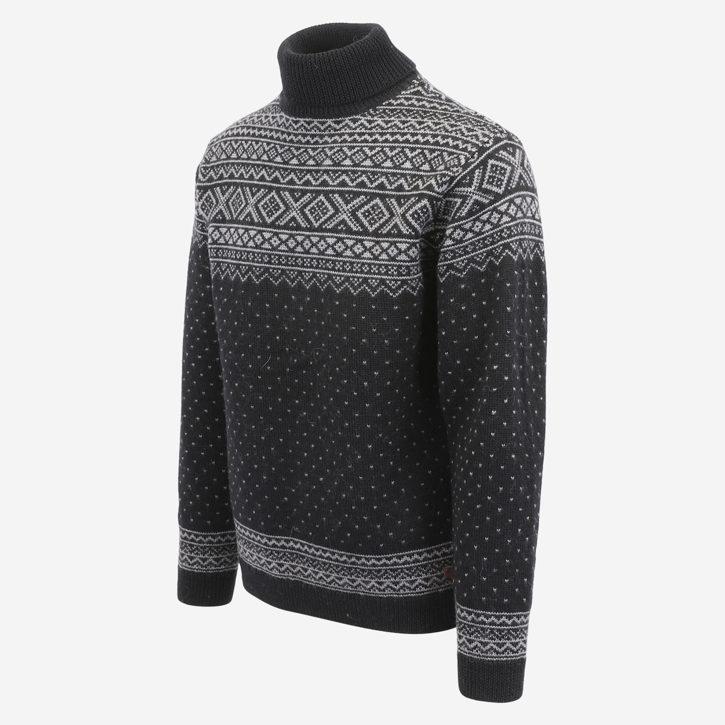 Hákon turtle neck merino Nordic sweater