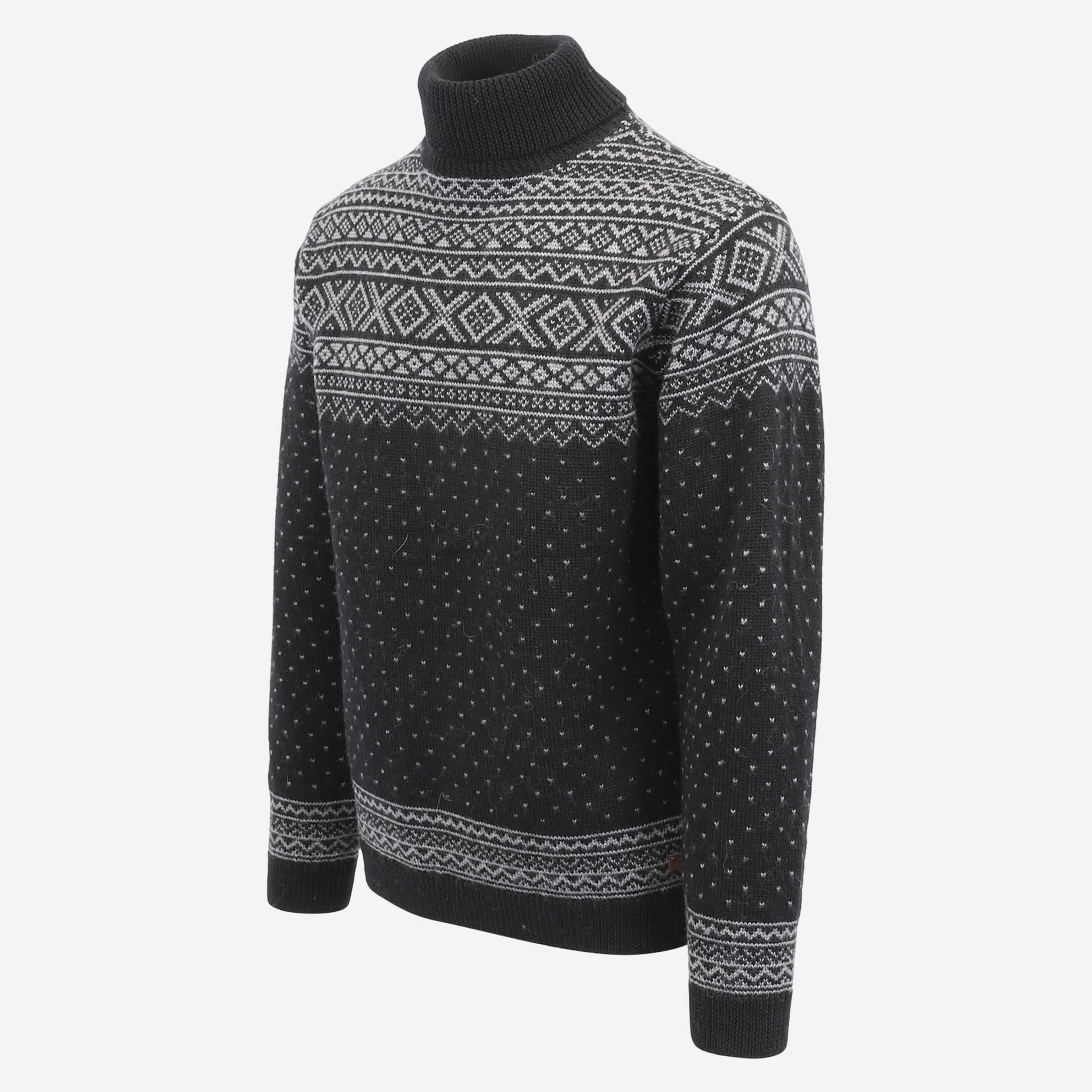 Hákon turtle neck merino Nordic sweater