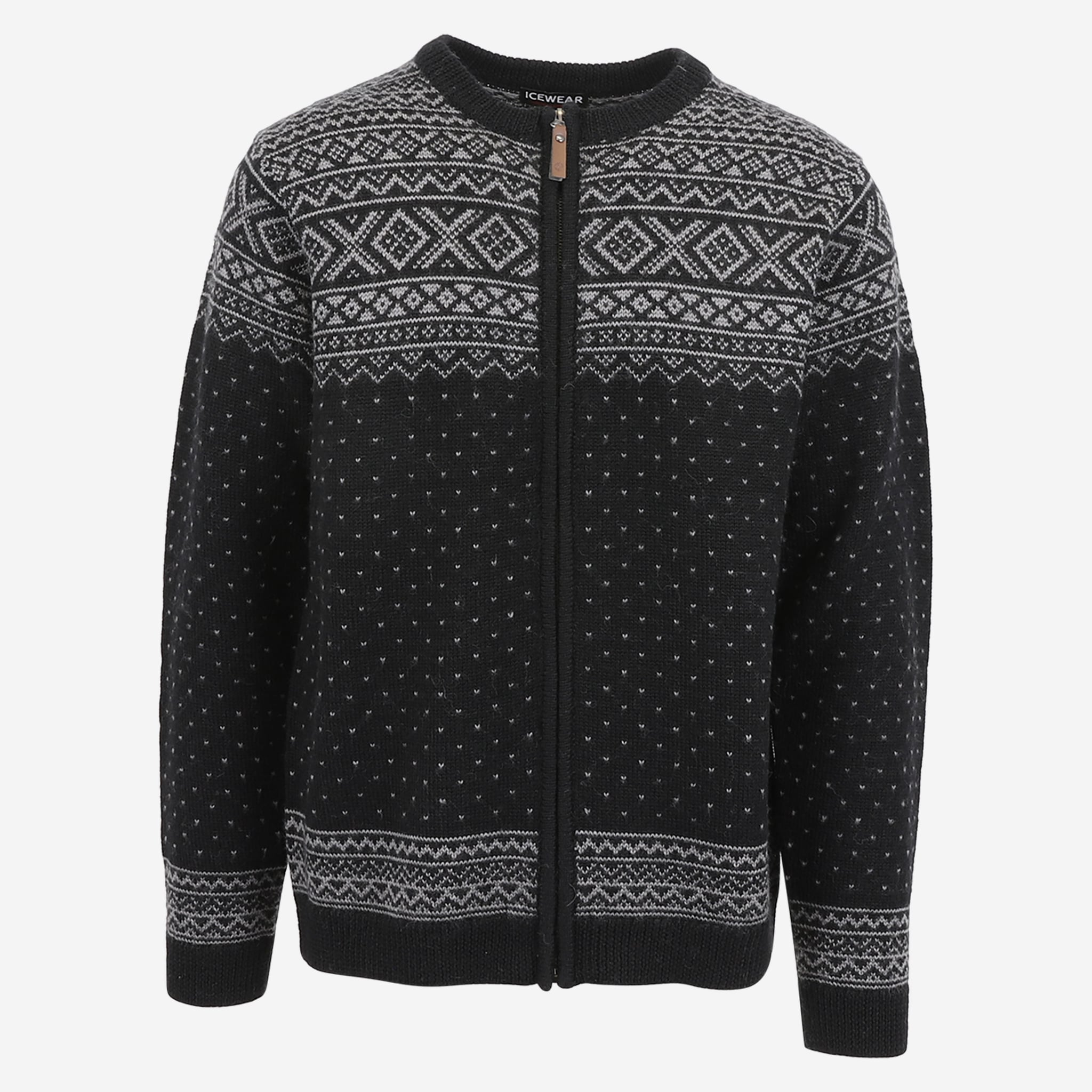 HÁKON rennd merino ullarpeysa