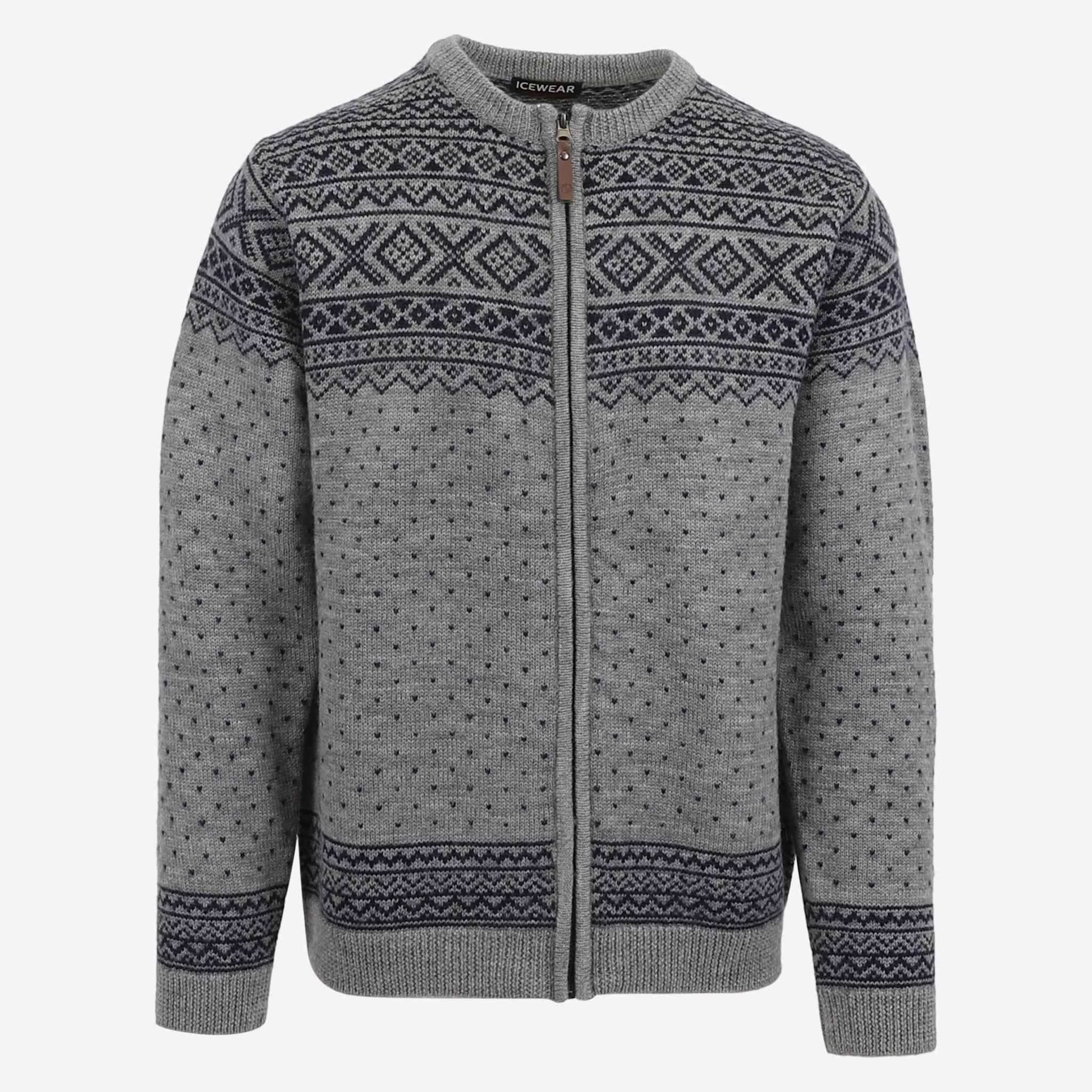 HÁKON rennd merino ullarpeysa