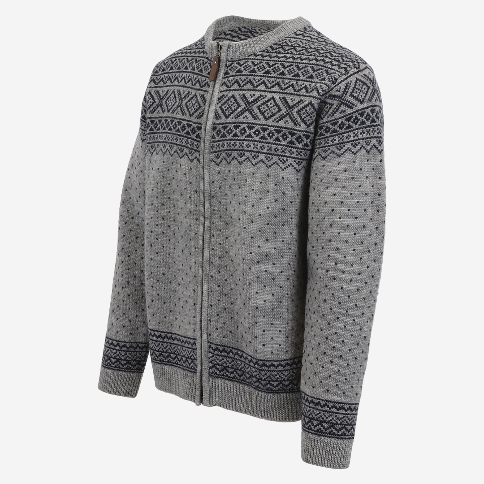 HÁKON rennd merino ullarpeysa