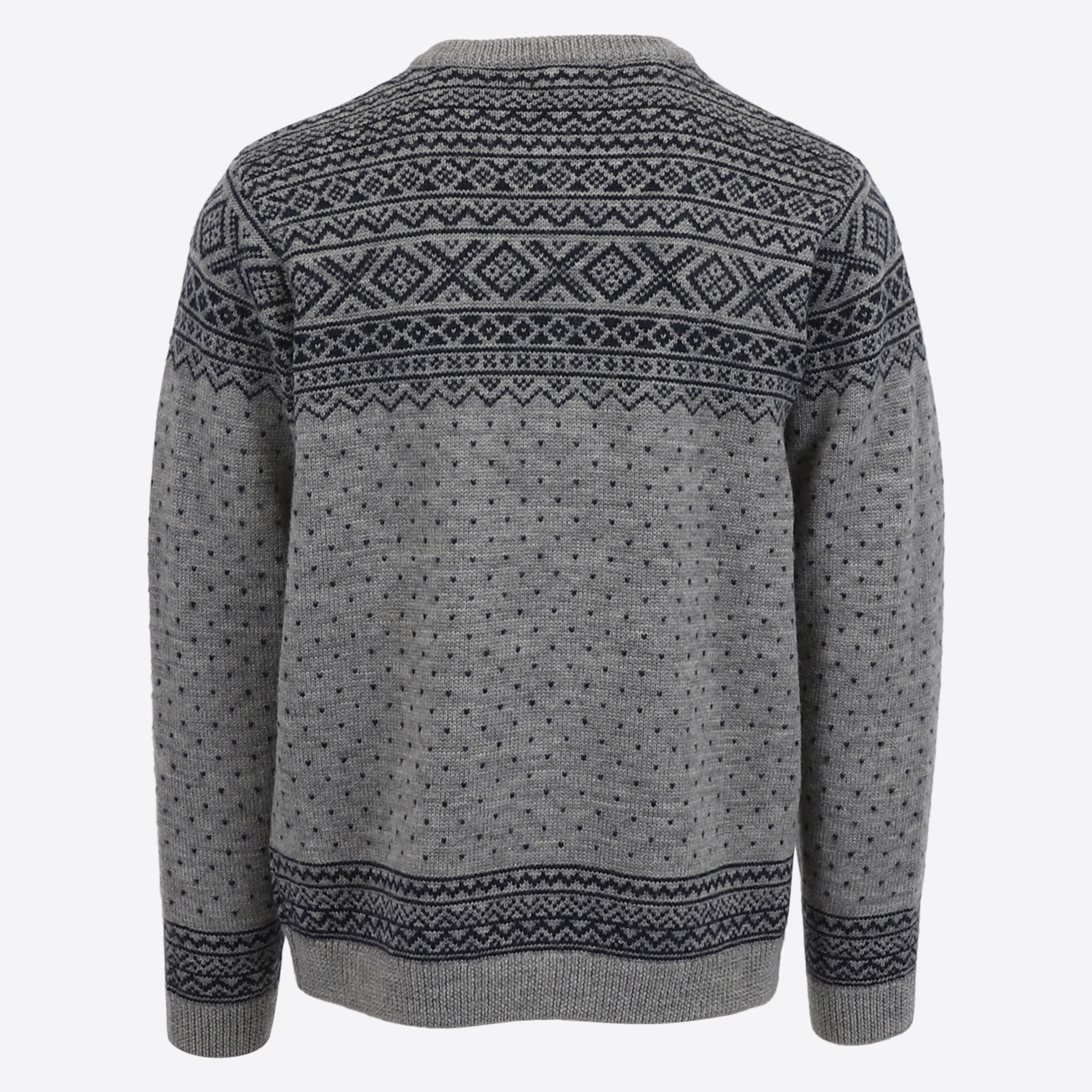 Hákon zipped merino Nordic cardigan