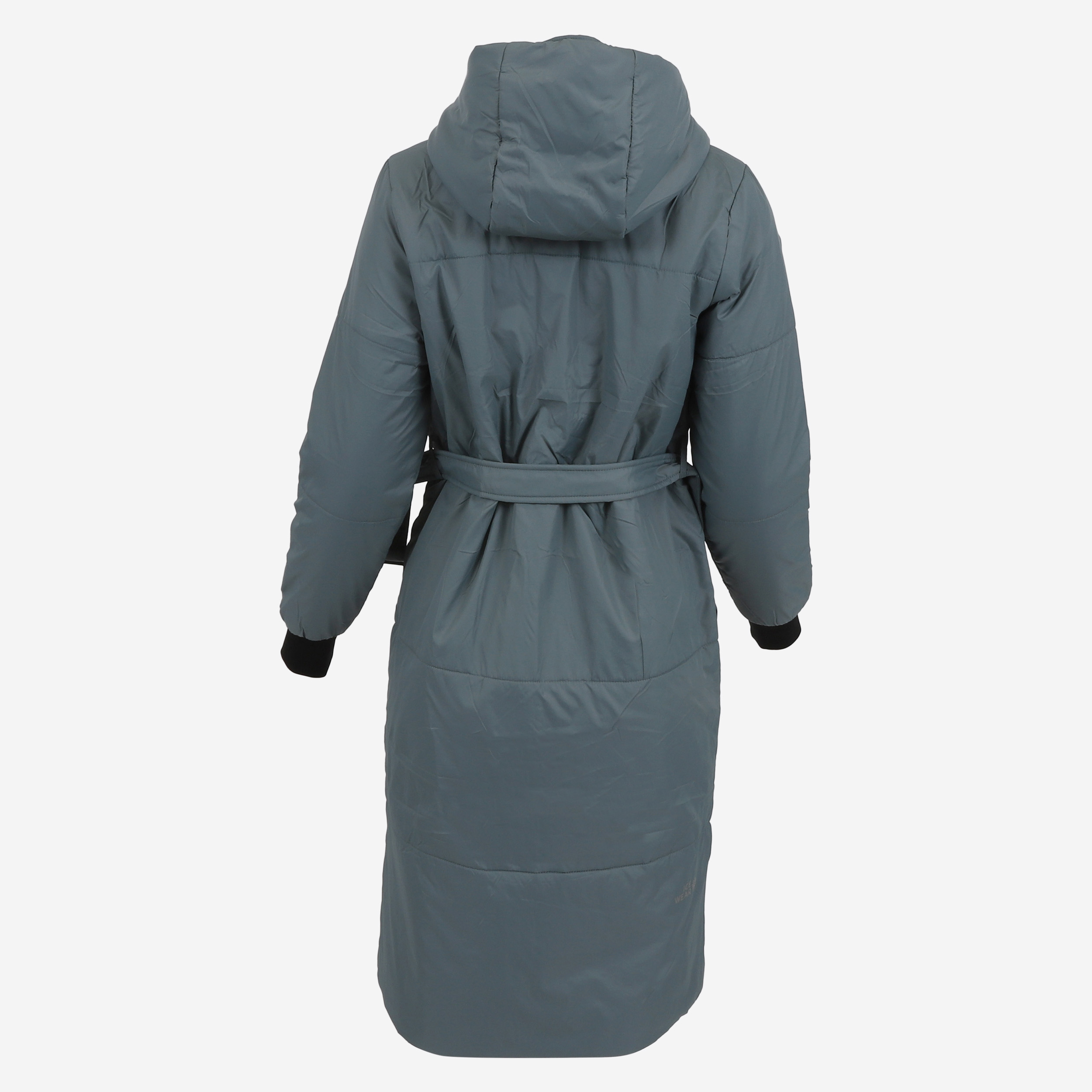 HVALEYRARHRAUN hooded wool insulated coat