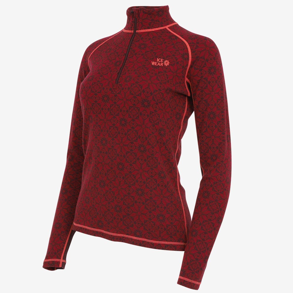 Hvítanes Womens Merino wool base layer