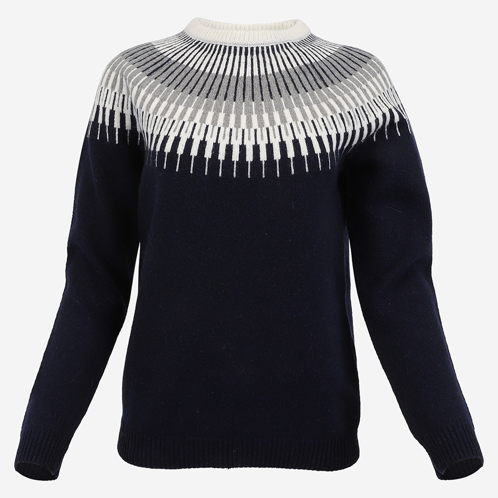Minna wool sweater with pattern