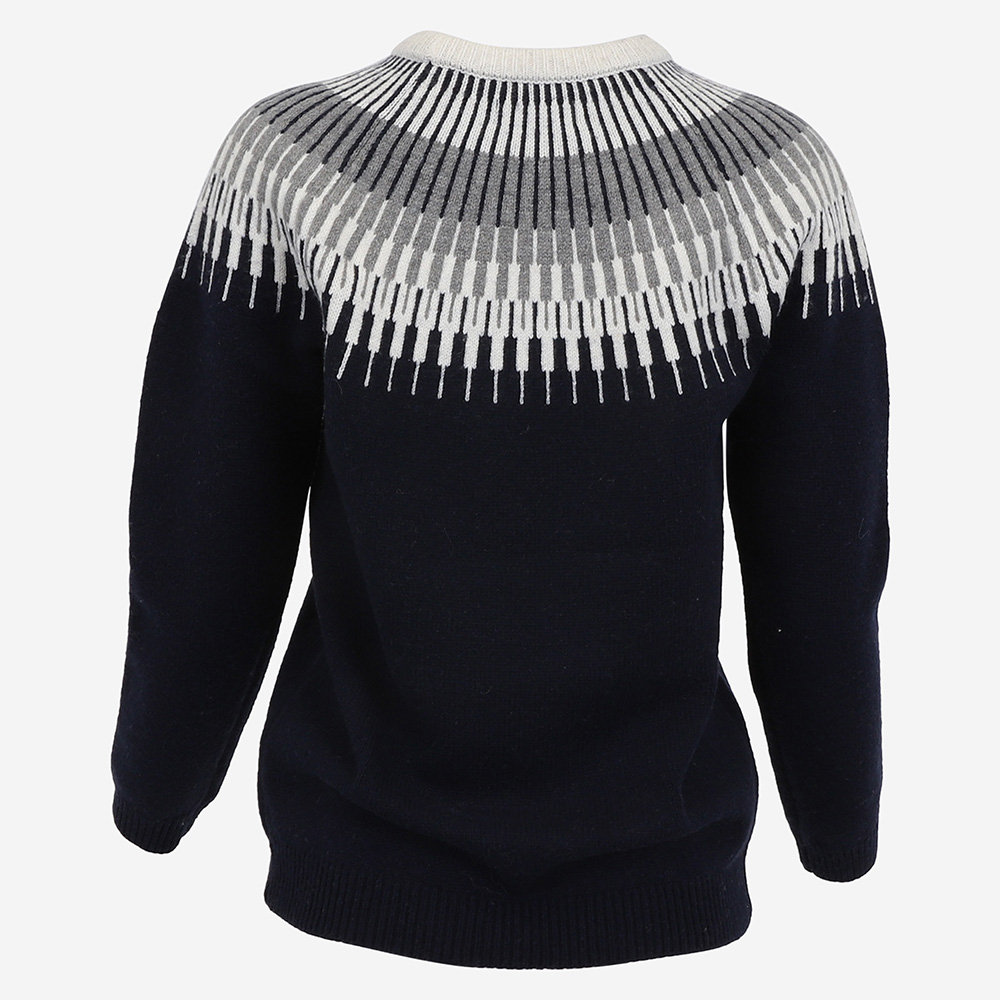 Minna wool sweater with pattern