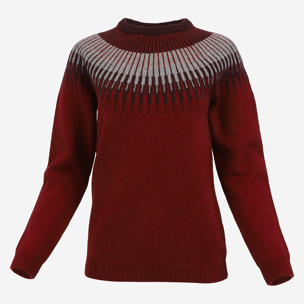 Minna wool sweater with pattern