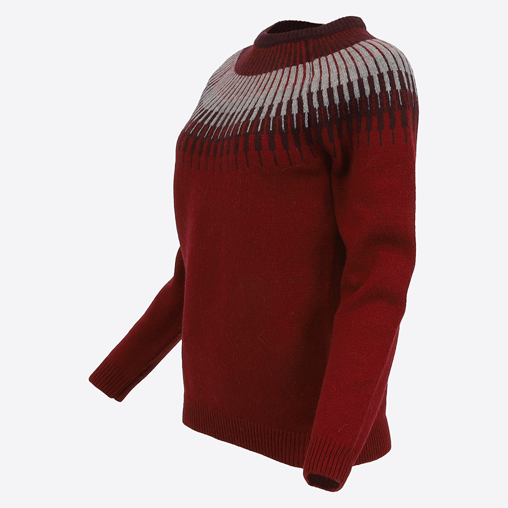 Minna wool sweater with pattern