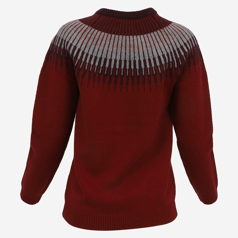 Minna wool sweater with pattern
