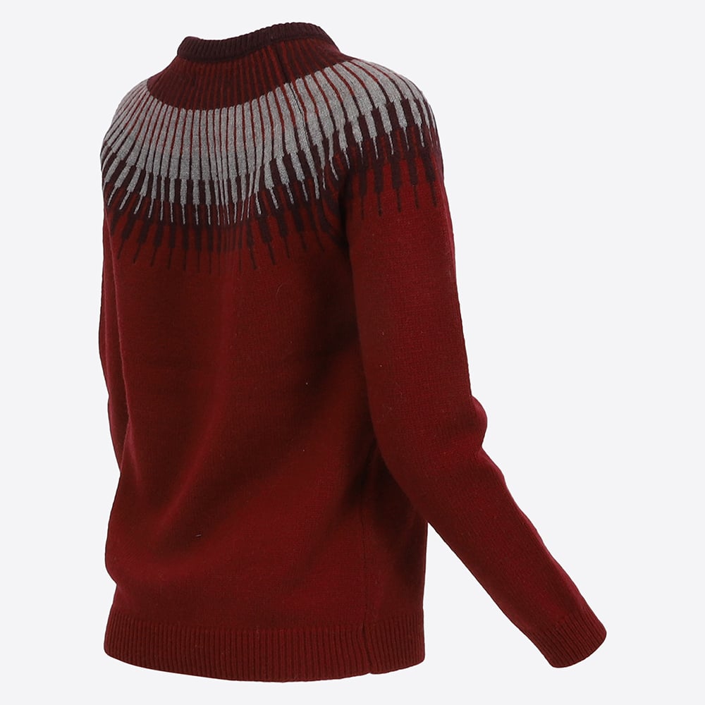 Minna wool sweater with Nordic design