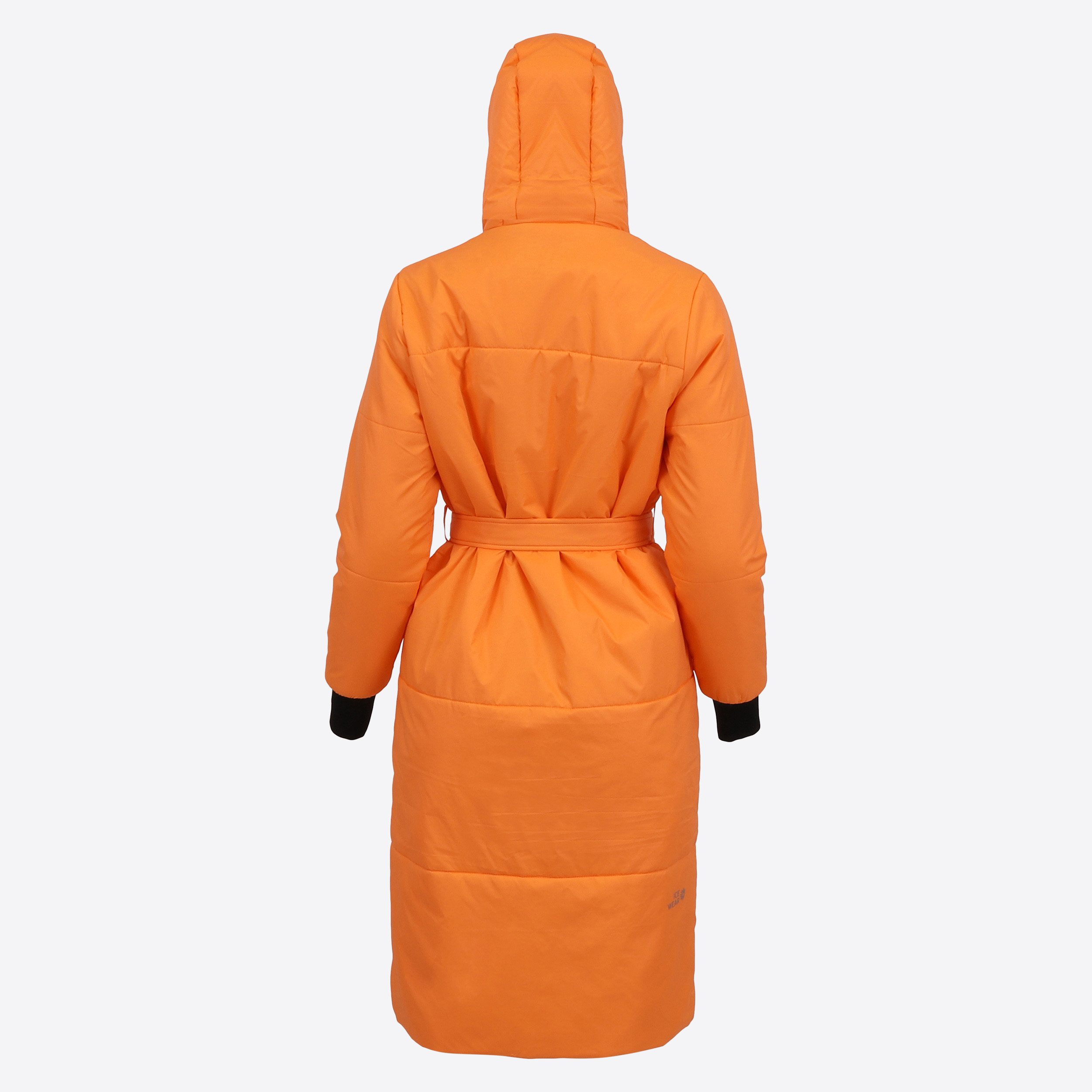 HVALEYRARHRAUN hooded wool insulated coat
