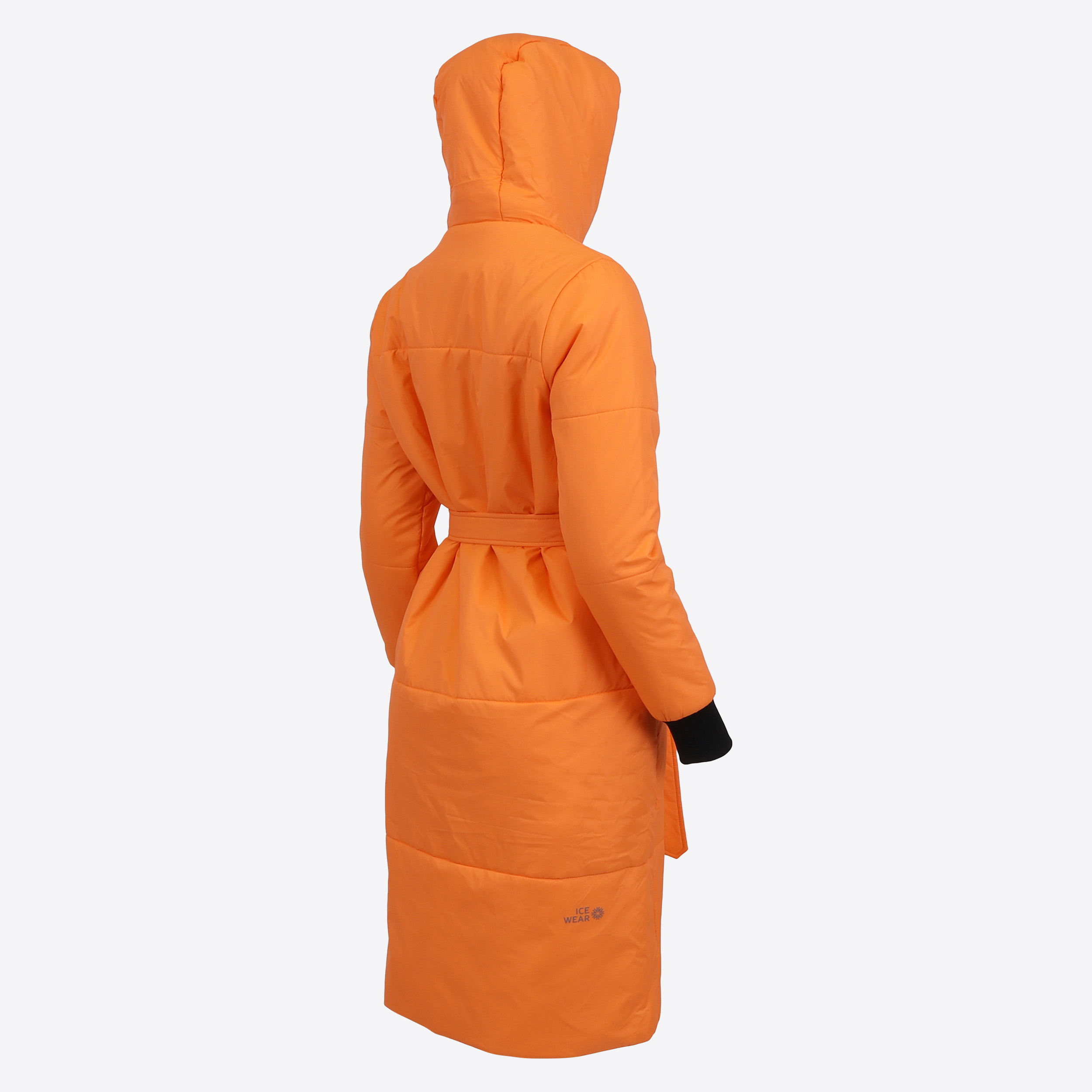 HVALEYRARHRAUN hooded wool insulated coat