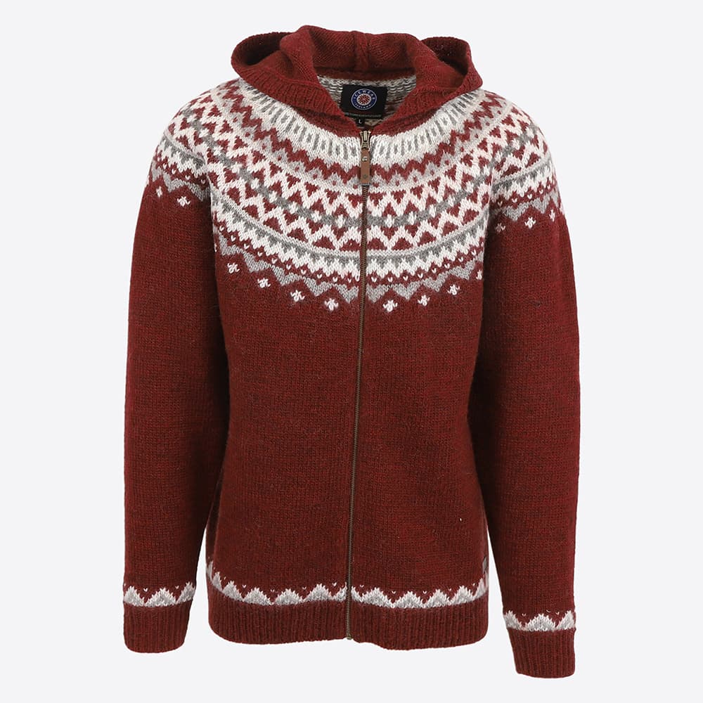 Skjaldbreiður pull en laine à capuche