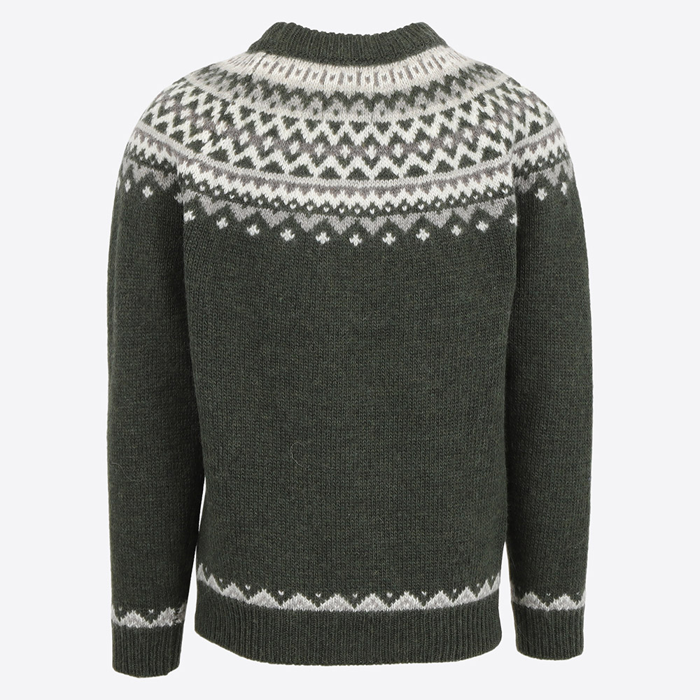 Skjaldbreiður Icelandic pattern wool sweater