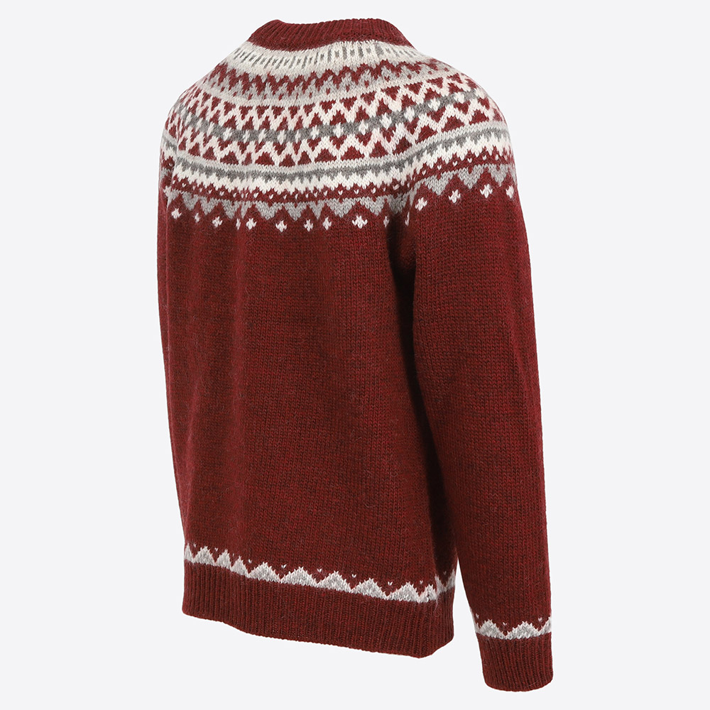 Skjaldbreiður Icelandic pattern wool sweater