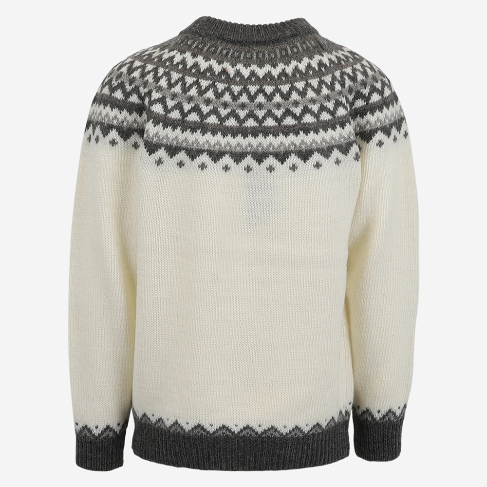 Skjaldbreiður Icelandic pattern wool sweater