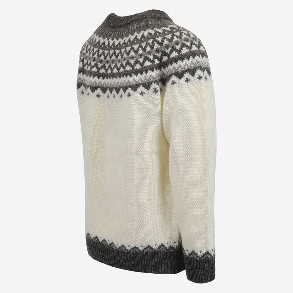 Skjaldbreiður Icelandic pattern wool sweater